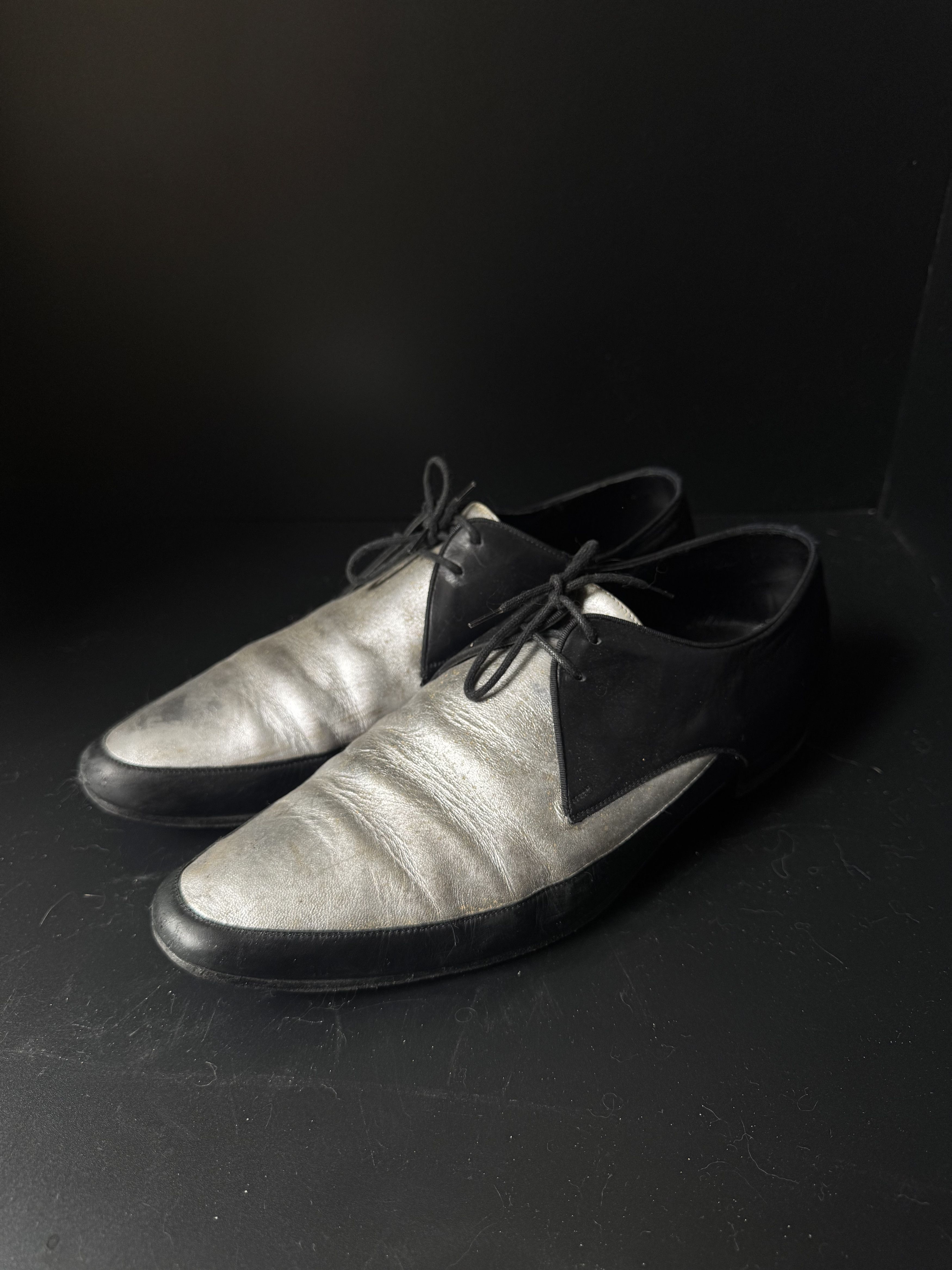 Hedi Slimane SS13 Silver Oxford shoe