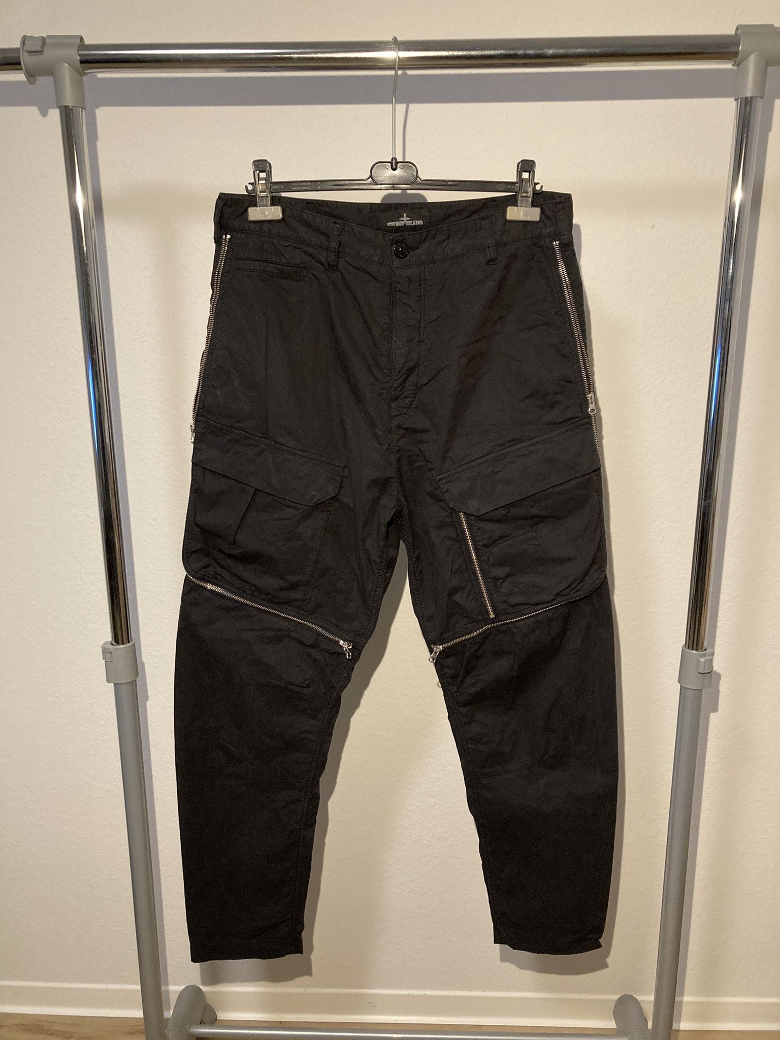 Stone Island Shadow Project SISP Zip Ventilated Cargo Pants Size US 32 / EU 48 - 2 Thumbnail