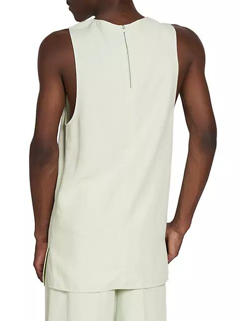 Jil Sander o1y1124 Sleeveless Tank Top in Tea Green Size US XS / EU 42 / 0 - 5 Thumbnail