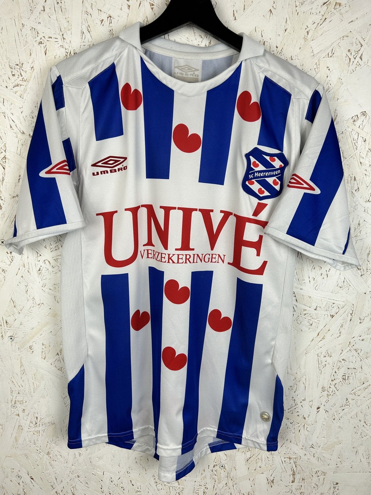Umbro 00s Umbro SC Heerenveen 2005/06 Home Kit Soccer Jersey S Size US S / EU 44-46 / 1 - 1 Thumbnail