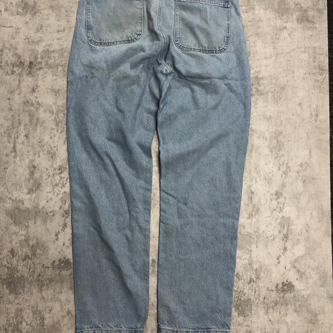 Zara Blue Zara straight leg jeans #straightlegjeans Size 42" / US 20 - 4 Thumbnail