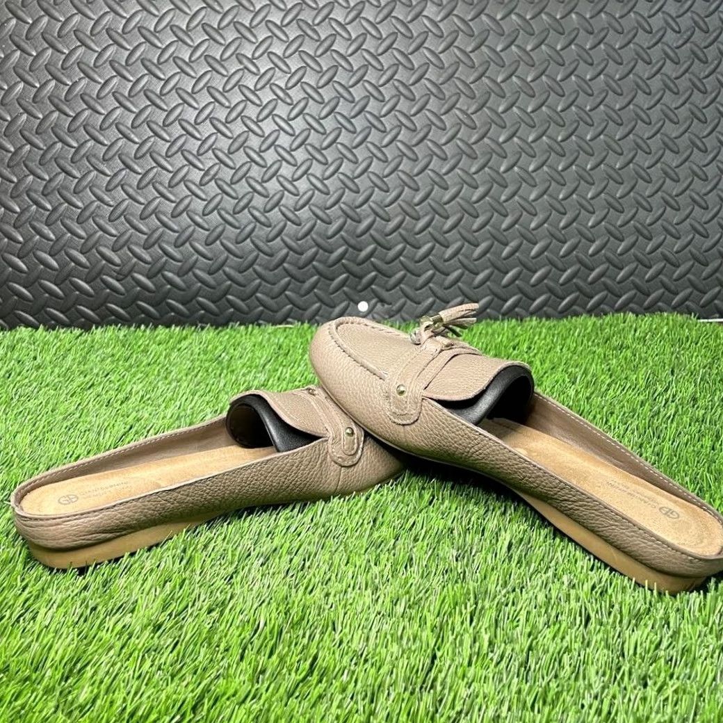 Giani Bernini Giani Bernini Loafer Women's Sandal Brown Memory Foam 7.5 Tan Casual Wear Comfort Size 7.5 Women Size US 8 / IT 38 - 6 Thumbnail