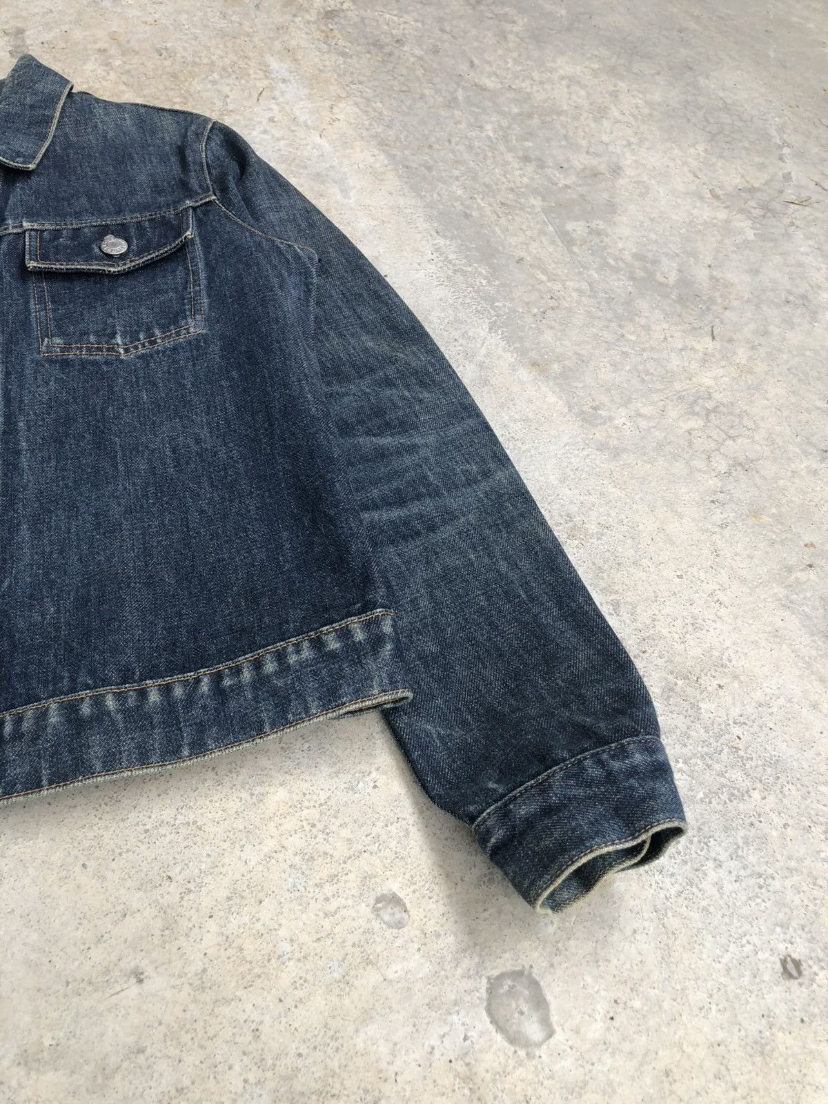 Helmut Lang Helmut Lang Denim Jacket Classic Denim Distressed Size US S / EU 44-46 / 1 - 13 Thumbnail