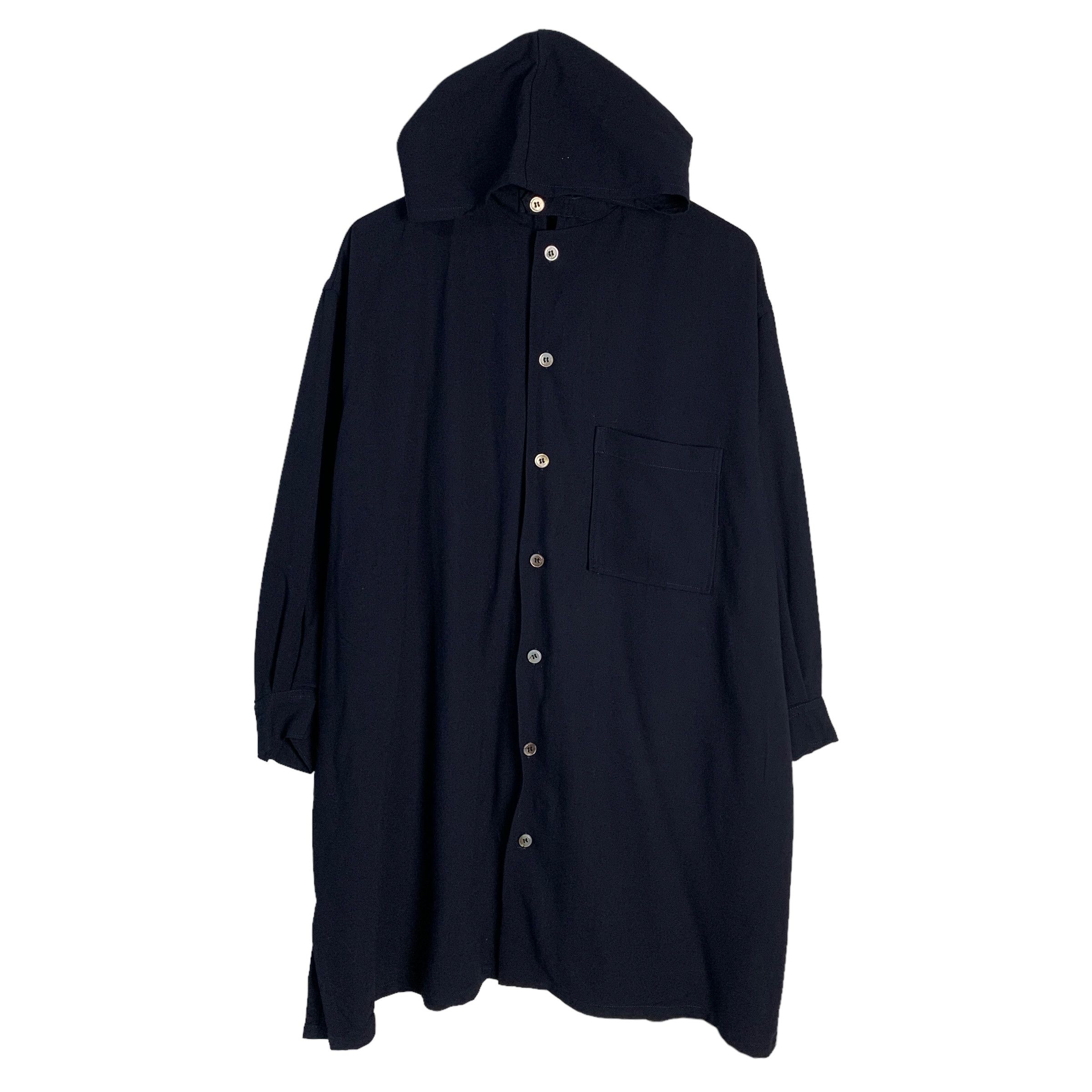 Yohji Yamamoto Y's Yohji Yamamoto Hooded Long Jacket Size US L / EU 52-54 / 3 - 2 Thumbnail