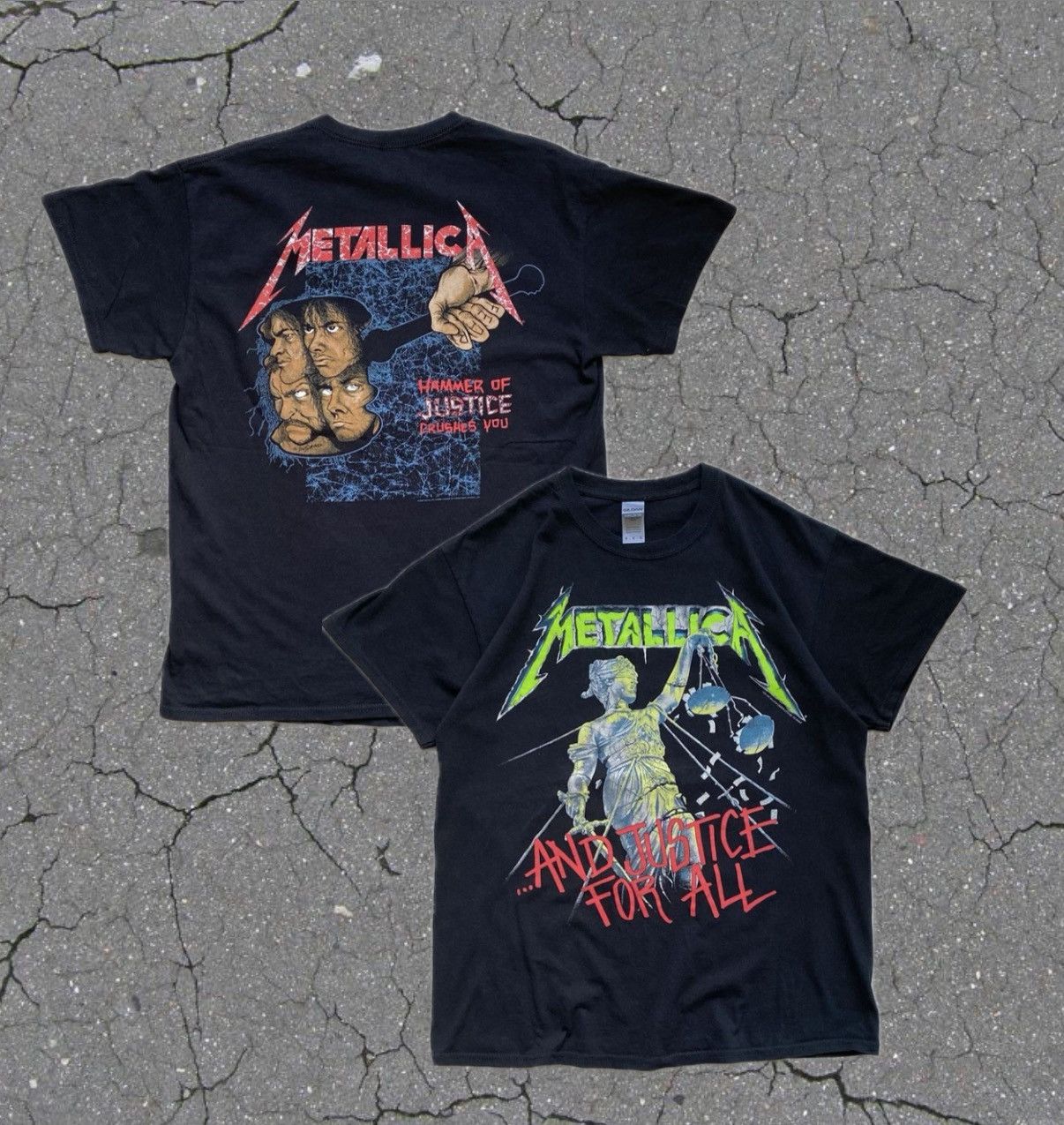 Band Tees 🎸 Metallica Rock band tee Big logo Vintage style tshirt Size US M / EU 48-50 / 2 - 1 Thumbnail