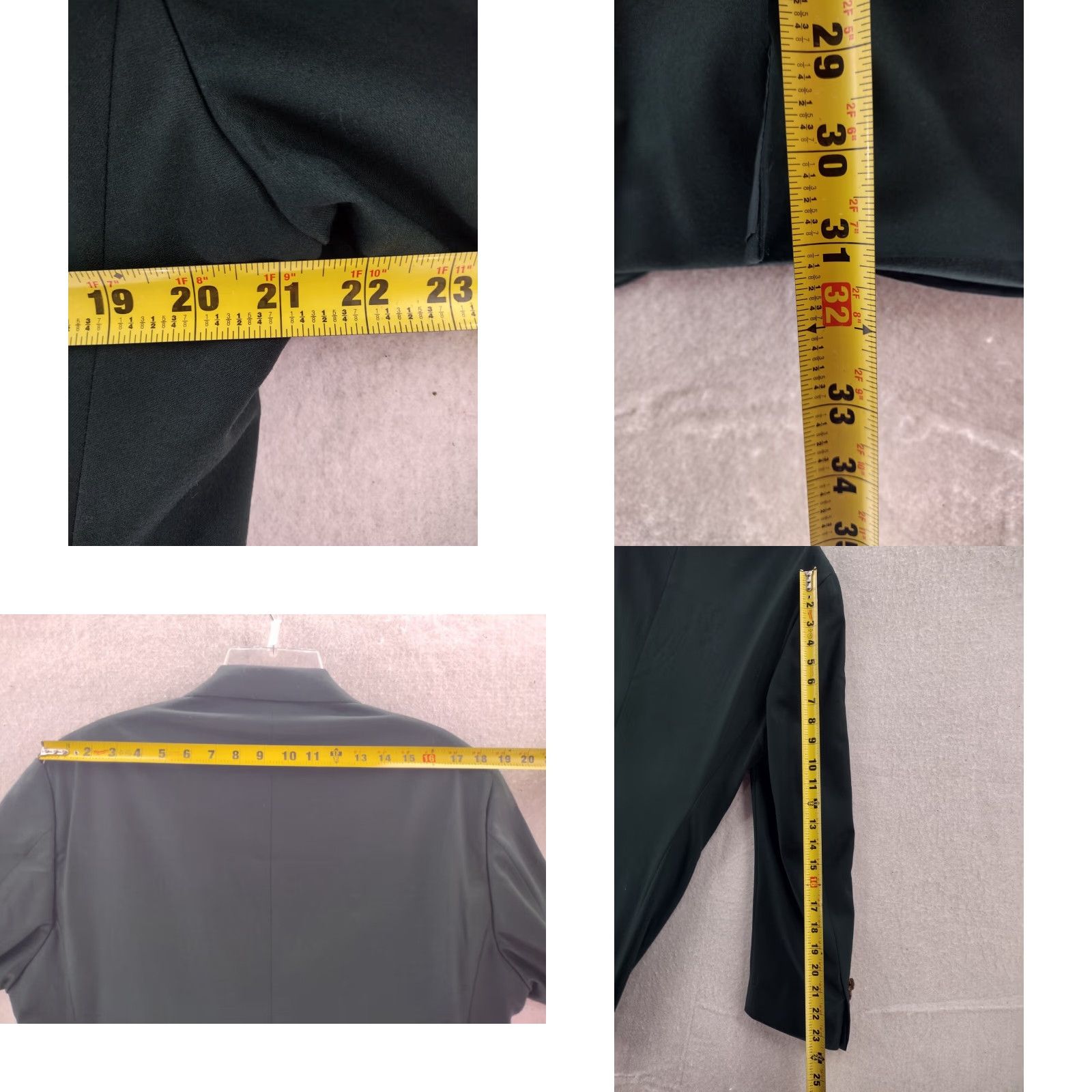 Polo Ralph Lauren VINTAGE Polo Ralph Lauren Blazer Mens 41 Black 100% Wool Italy Made Size US L / EU 52-54 / 3 - 8 Thumbnail