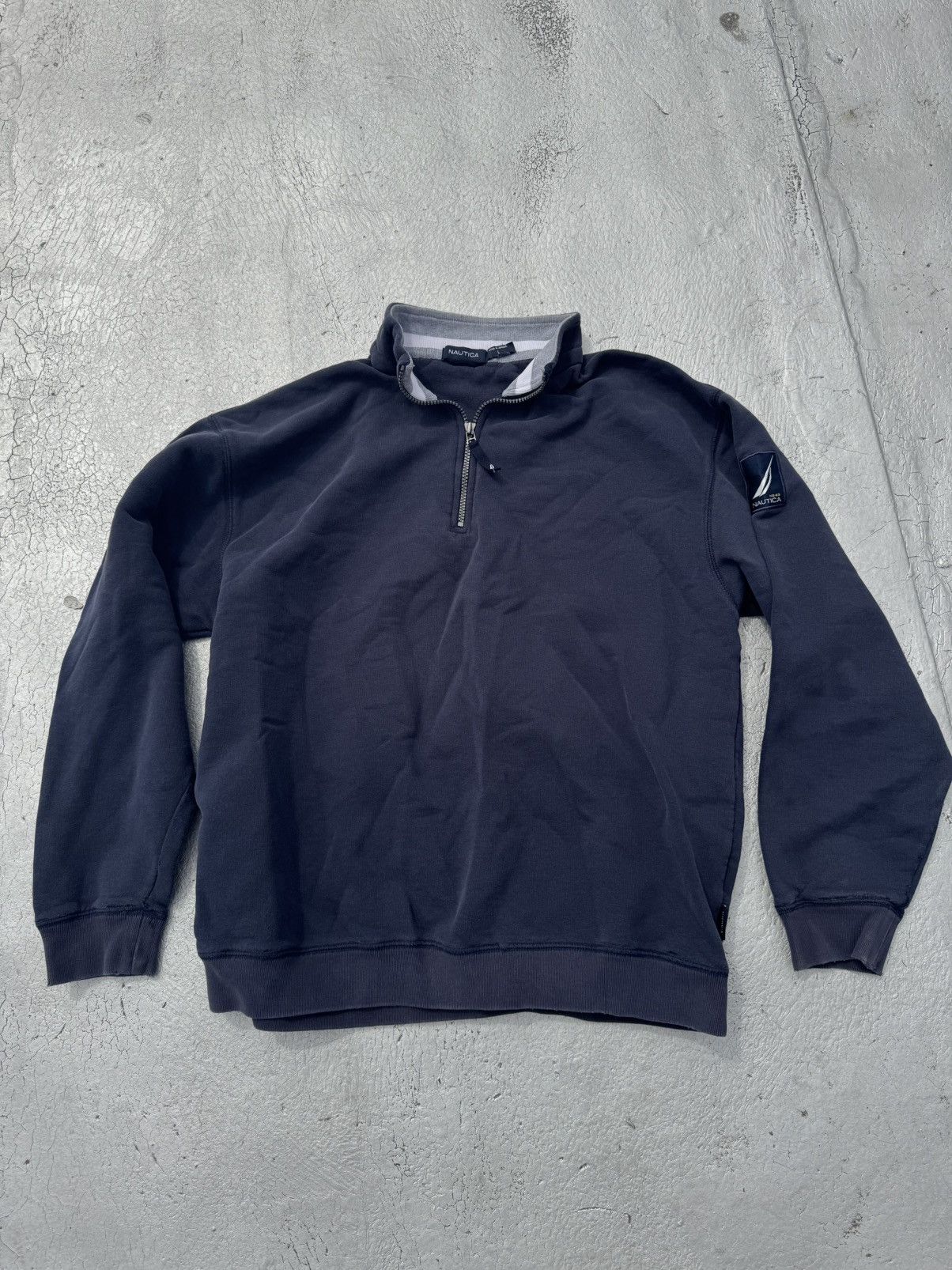 Nautica × Vintage Vintage Nautica Quarter Zip Pullover Size US L / EU 52-54 / 3 - 1 Thumbnail