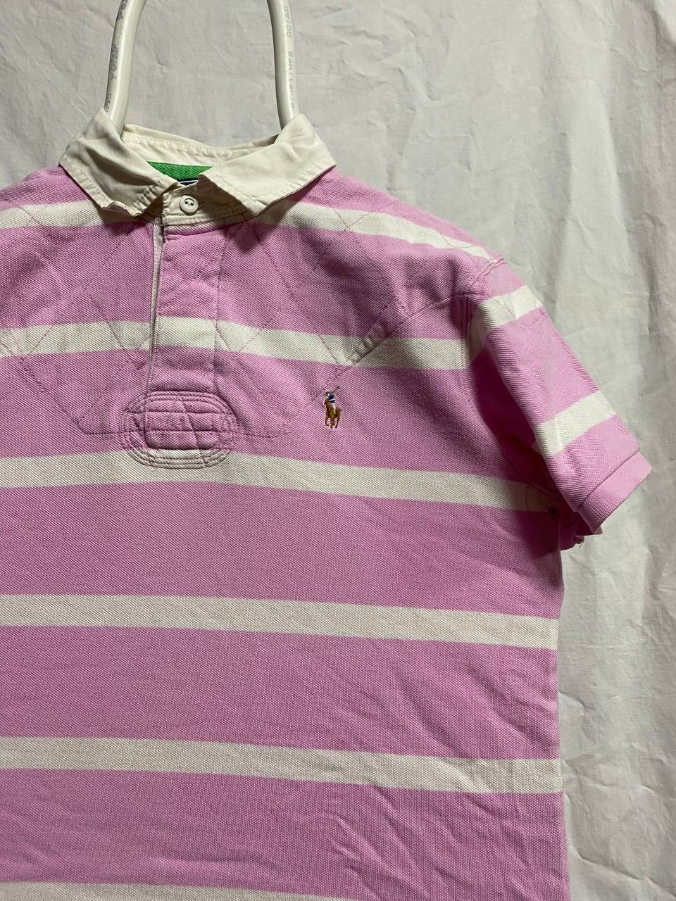 Polo Ralph Lauren 👕 Ralph Lauren Striped Polo Shirt – Vintage Rugby Style Size US M / EU 48-50 / 2 - 2 Thumbnail