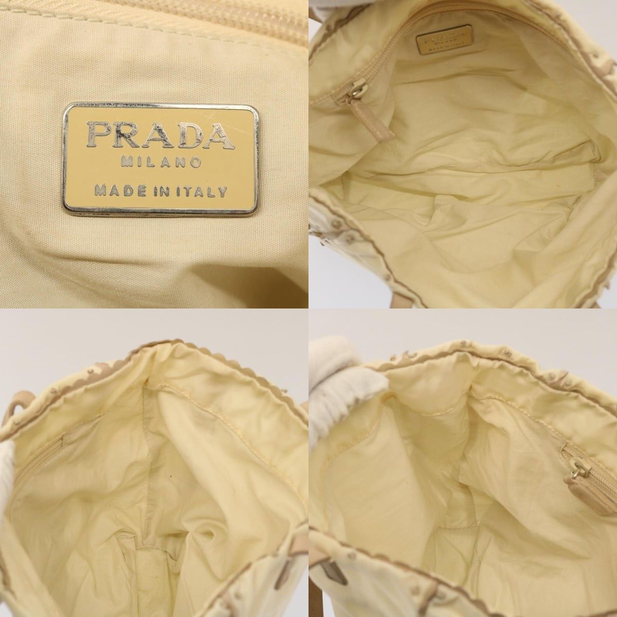 Prada PRADA Tote Bag Nylon Beige Size ONE SIZE - 11 Thumbnail