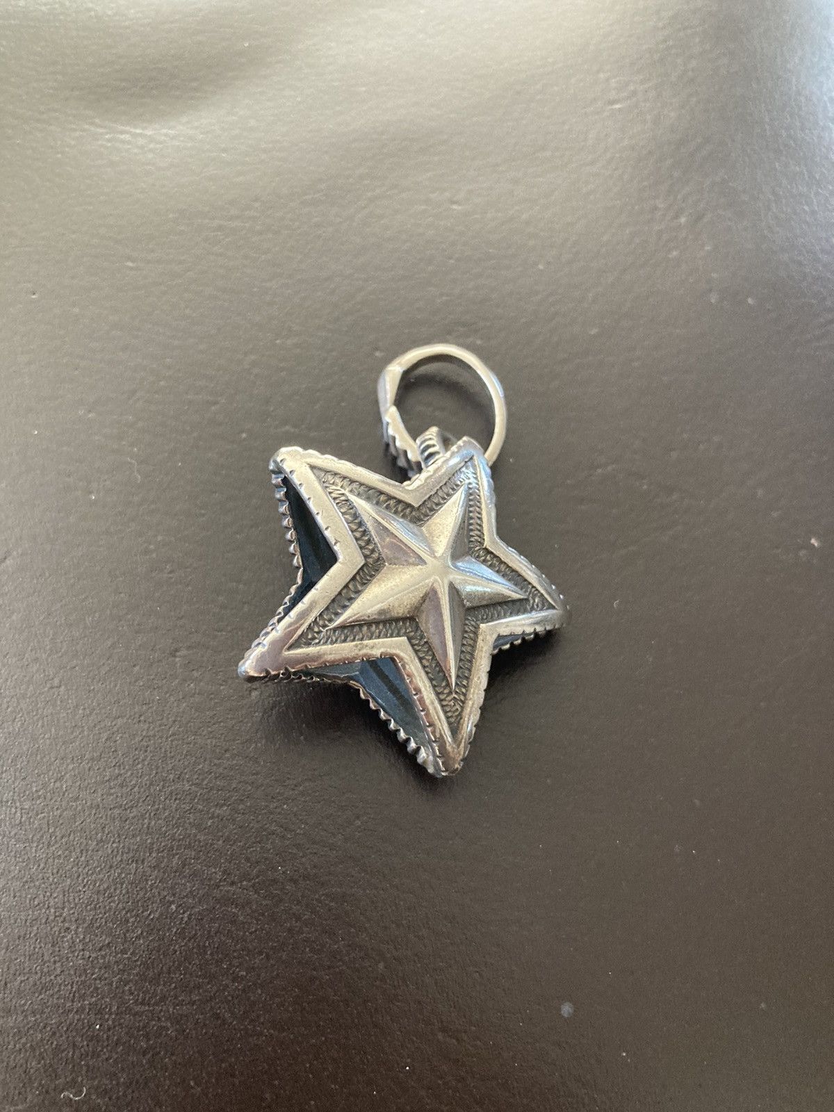 image of Cody Sanderson Hollow Star Pendant in Silver, Men's