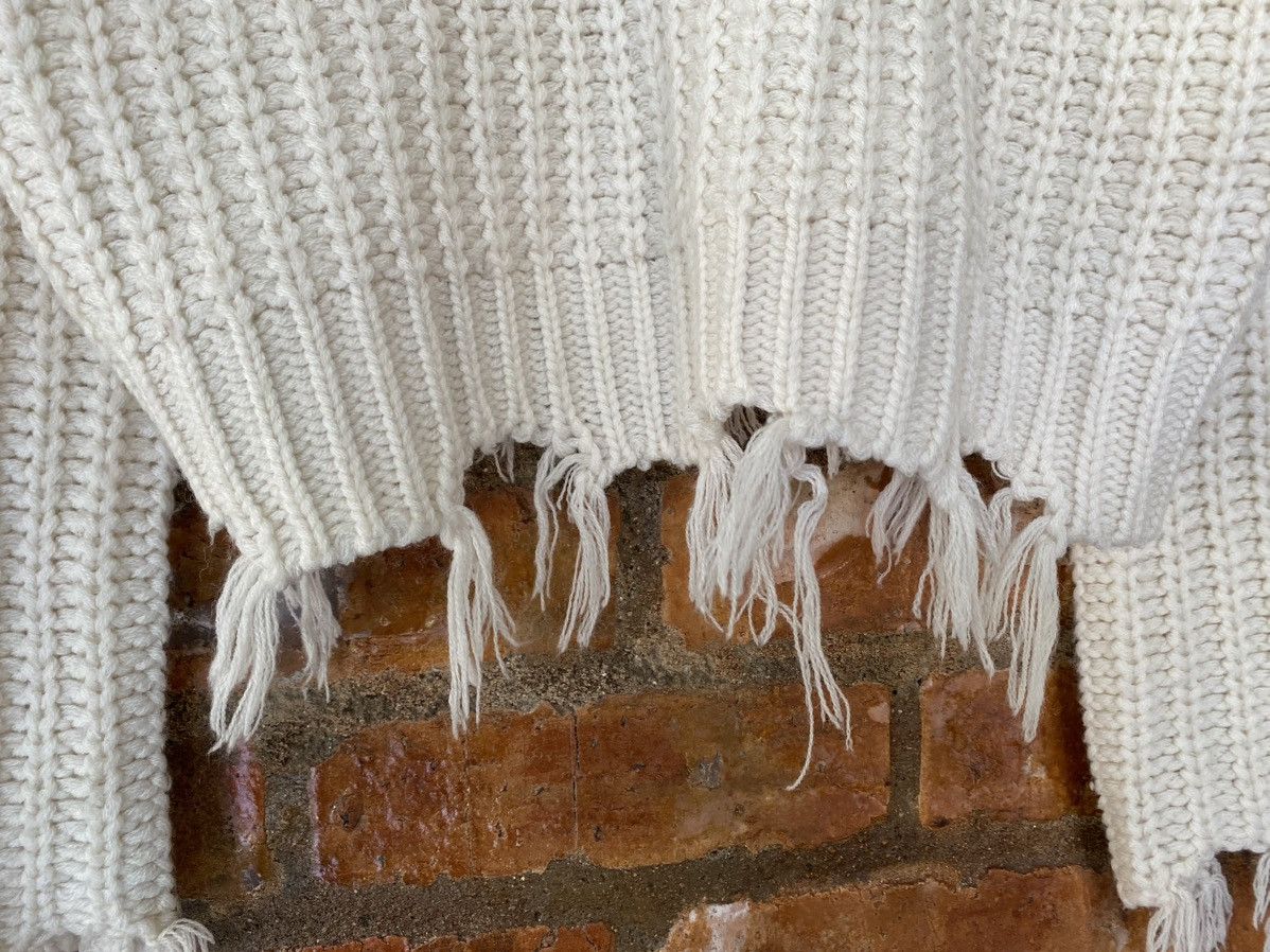 General Research × Japanese Brand × URBAN RESEARCH DOORS Sense Of Place Japan distresses fringe cable knit Size US M / EU 48-50 / 2 - 13 Thumbnail