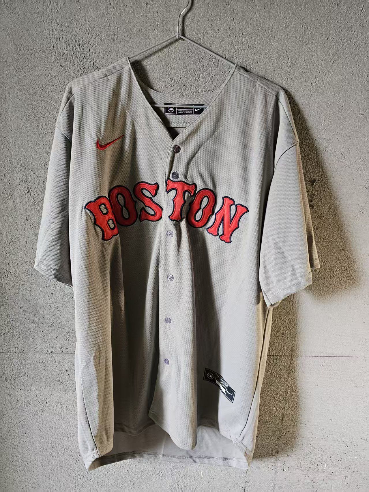 MLB Boston Red Sox #34 Ortiz Jersey Gray Size US XL / EU 56 / 4 - 2 Thumbnail