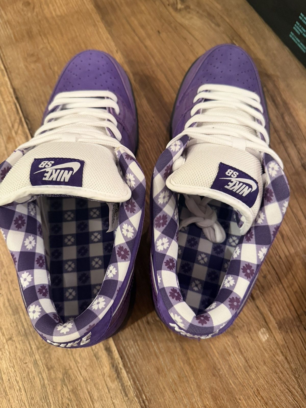 Nike SB Nike SB Dunk low Concepts Purple Lobster (Special Box) Size US 11 / EU 44 - 6 Thumbnail