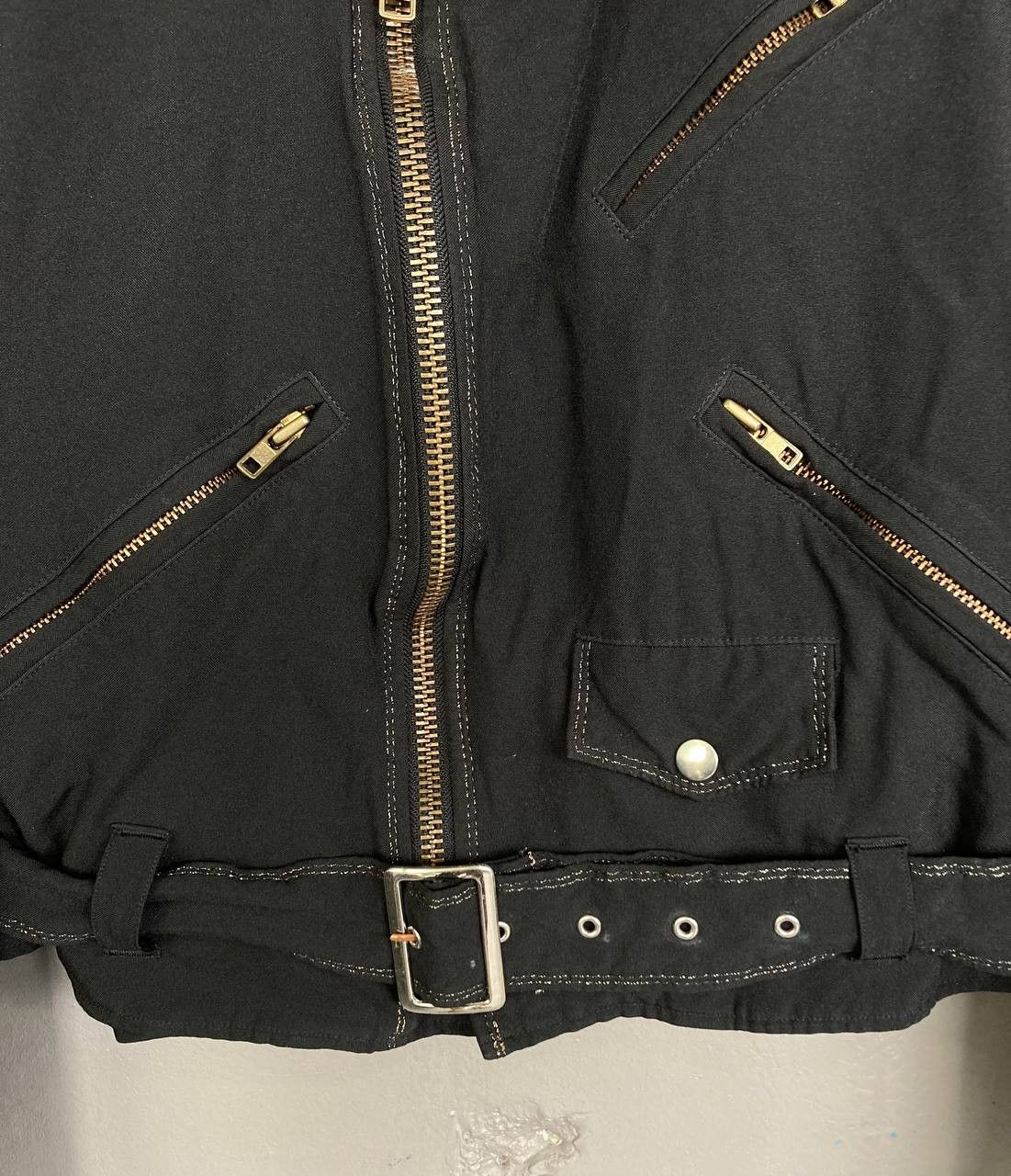 Comme des Garcons Black Lightweight Motorcycle jacket Size US M / EU 48-50 / 2 - 5 Thumbnail