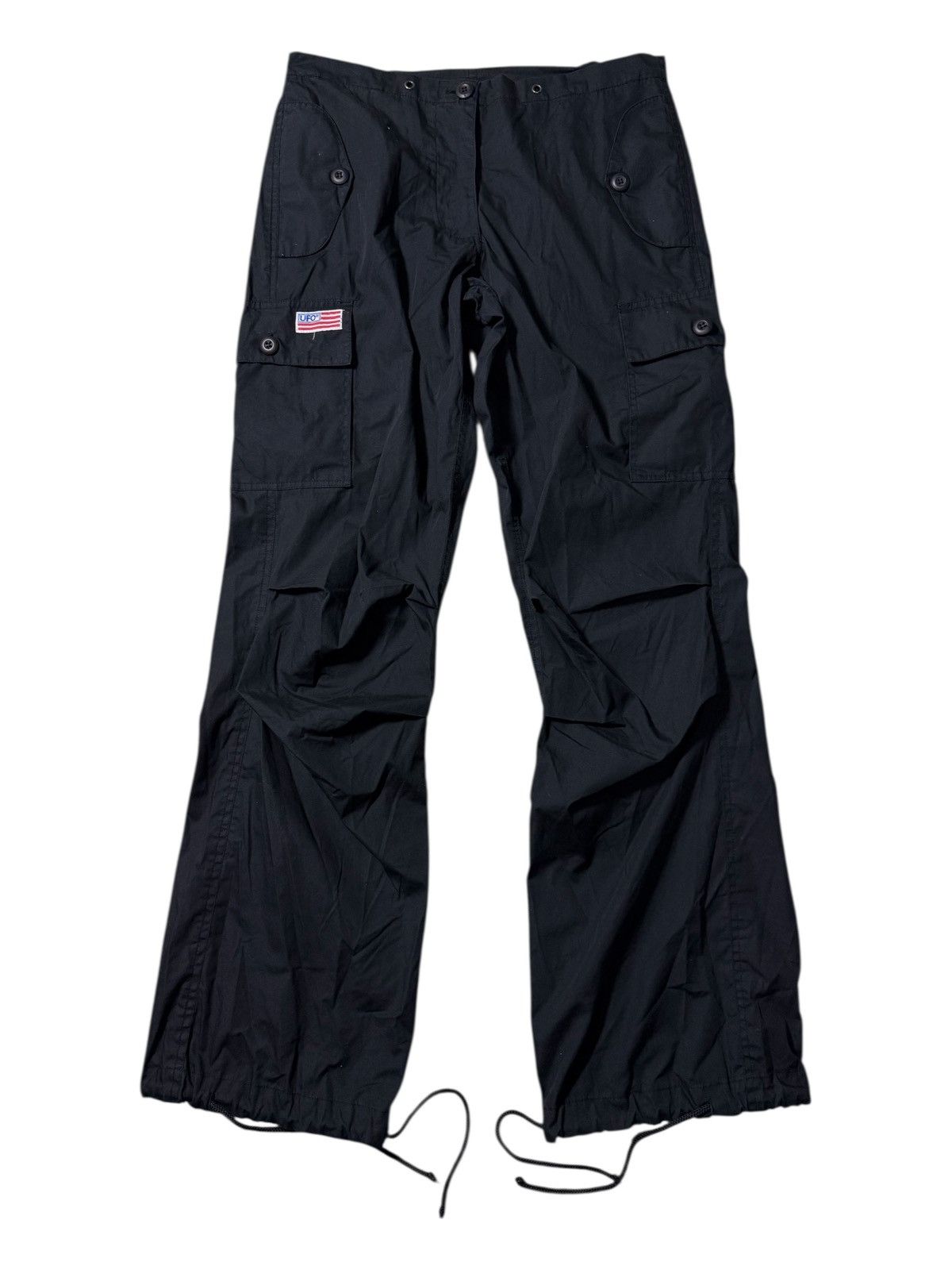 Vintage Vintage UFO Black Tactical Cargo Pants Multi-Pocket Size US 32 / EU 48 - 1 Thumbnail