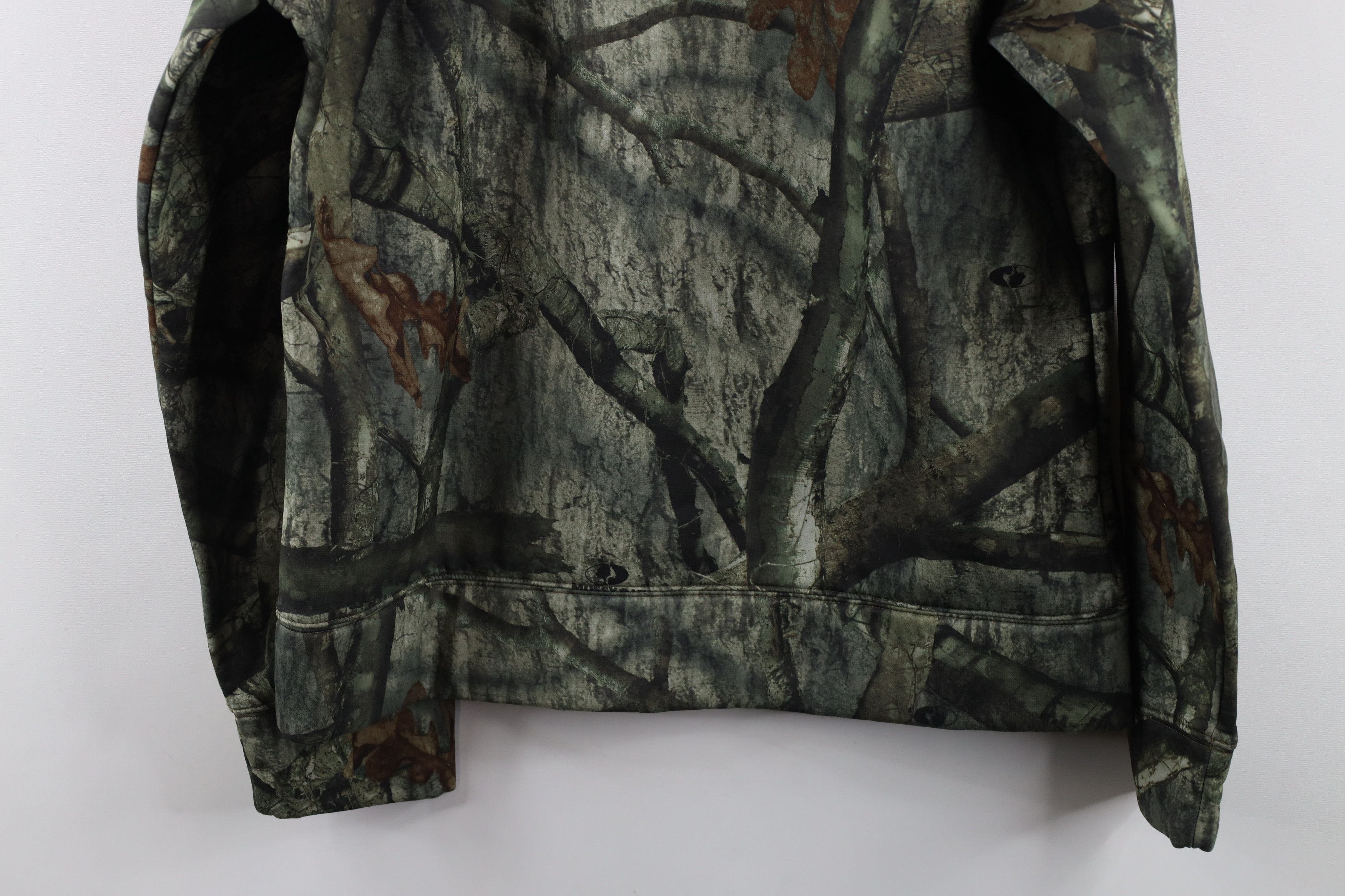Under Armour × Vintage Under Armour Big Logo Mossy Oak Camouflage Hoodie Sweatshirt Size US L / EU 52-54 / 3 - 11 Thumbnail