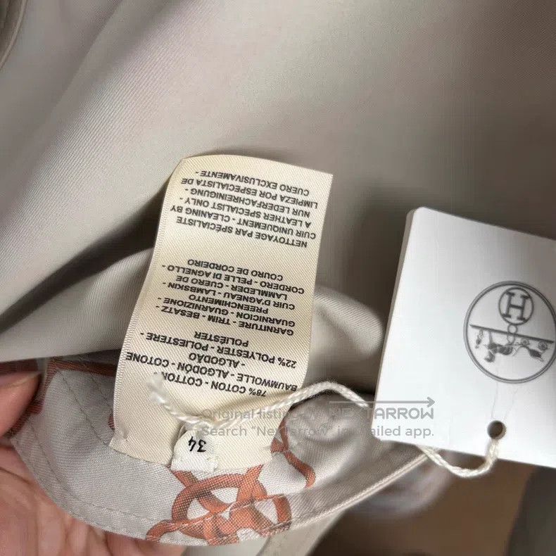 Hermes Hermes Beige Collar Long Coat Size XXS / US 00 / IT 34 - 4 Thumbnail