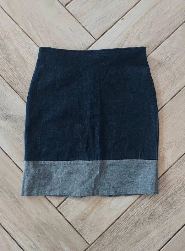 Vintage Bay vintage denim skirt 8 Size 27" / US 4 / IT 40 - 3 Thumbnail