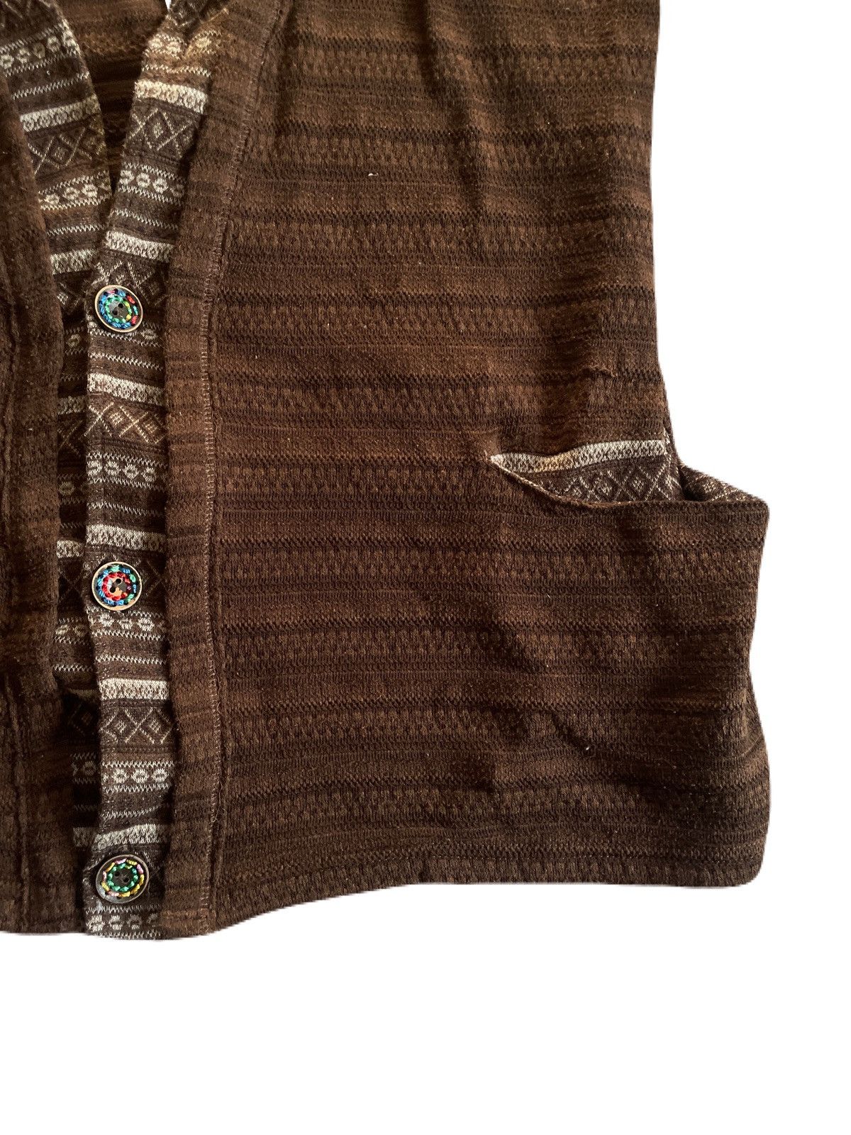 If Six Was Nine 2000s Japanese archive Layered Ethnic Oversized Cardigan Y2K Size US XL / EU 56 / 4 - 6 Thumbnail