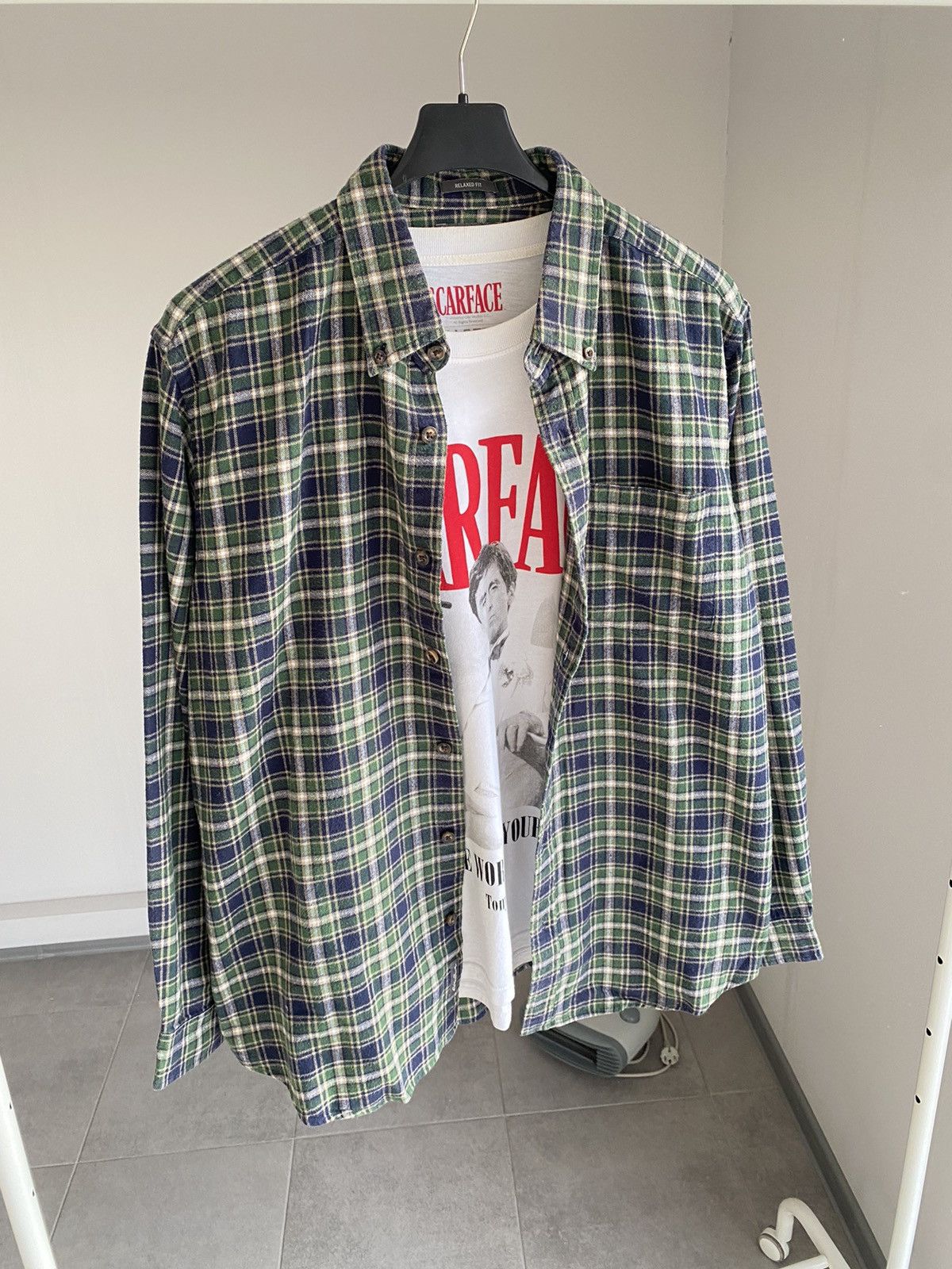 Flannel Vintage Flannel Checkered Shirt Size US M / EU 48-50 / 2 - 2 Thumbnail