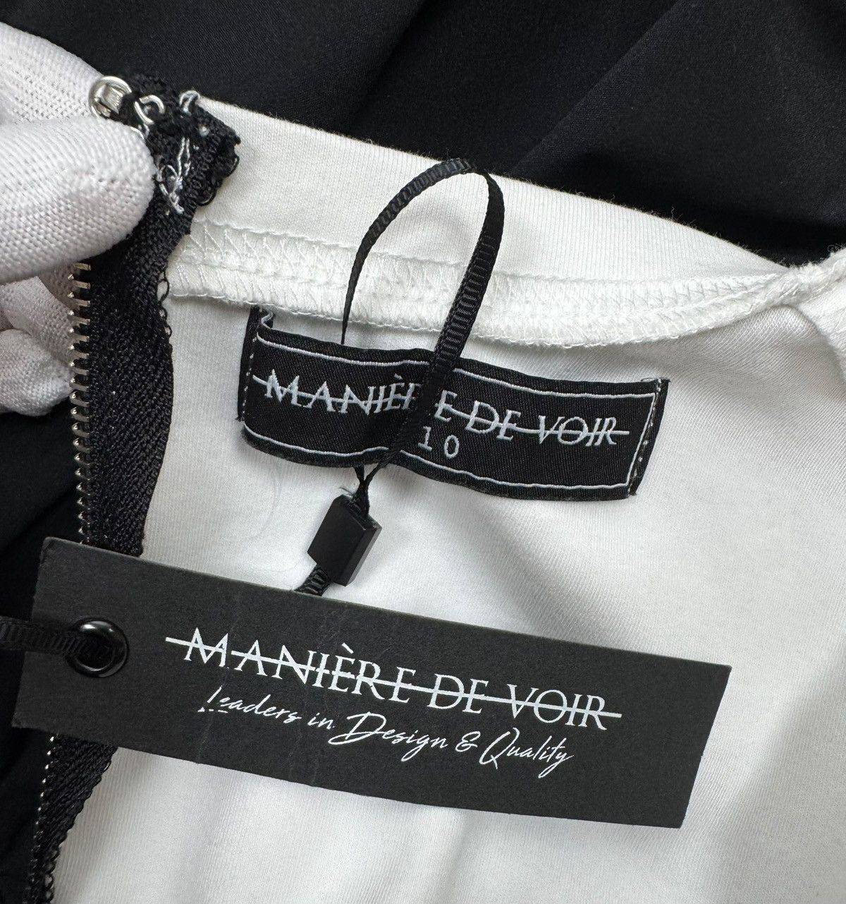 Maniere De Vior Maniere De Voir Ruched T-Shirt Dress Cotton size UK10 Size M / US 6-8 / IT 42-44 - 13 Thumbnail