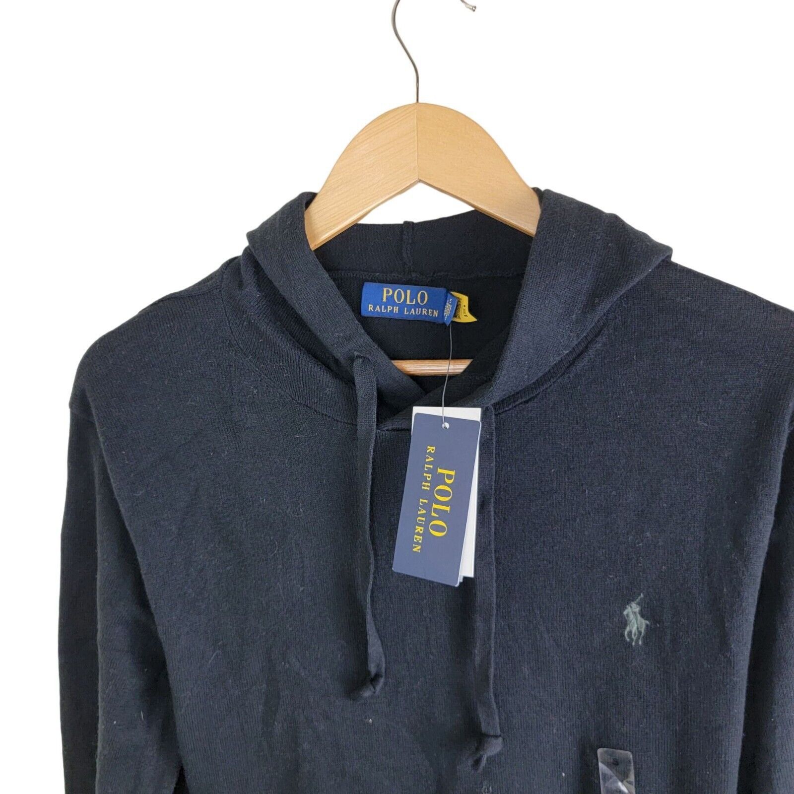 Polo Ralph Lauren Polo Ralph Lauren Cotton Cashmere Long Sleeve Hooded Tee Size US M / EU 48-50 / 2 - 4 Thumbnail