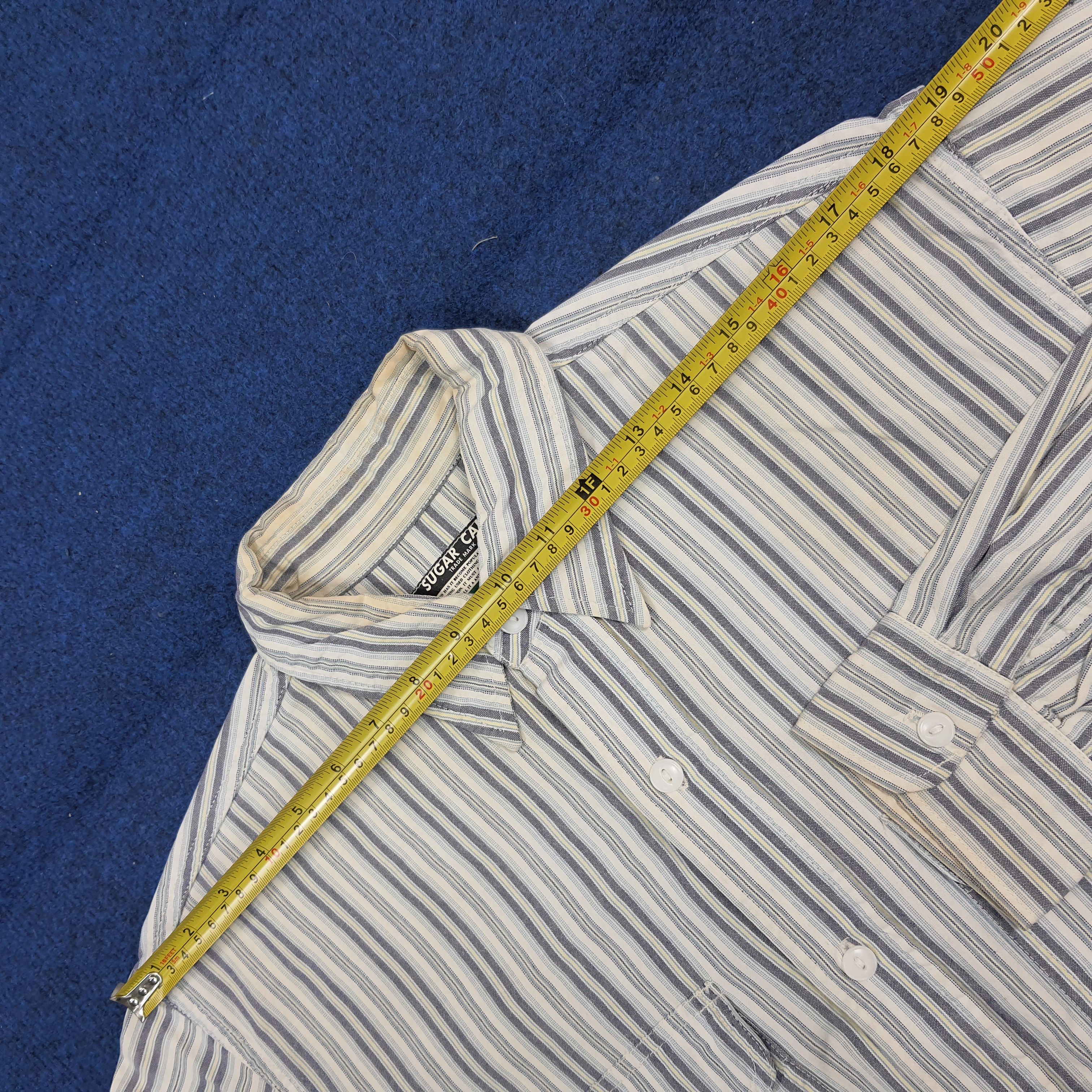 Sugar Cane Vintage Sugar Cane Striped Retro Button Up Shirt C299N26 Size US M / EU 48-50 / 2 - 8 Thumbnail