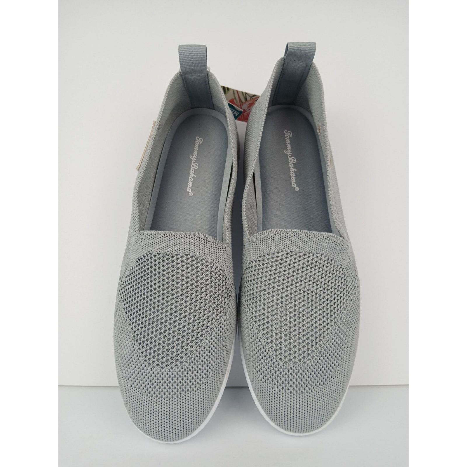 Tommy Bahama Tommy Bahama Gray Knit Slip On Casual Shoes Women’s Sz 9.5 Size US 9.5 / IT 39.5 - 9 Thumbnail