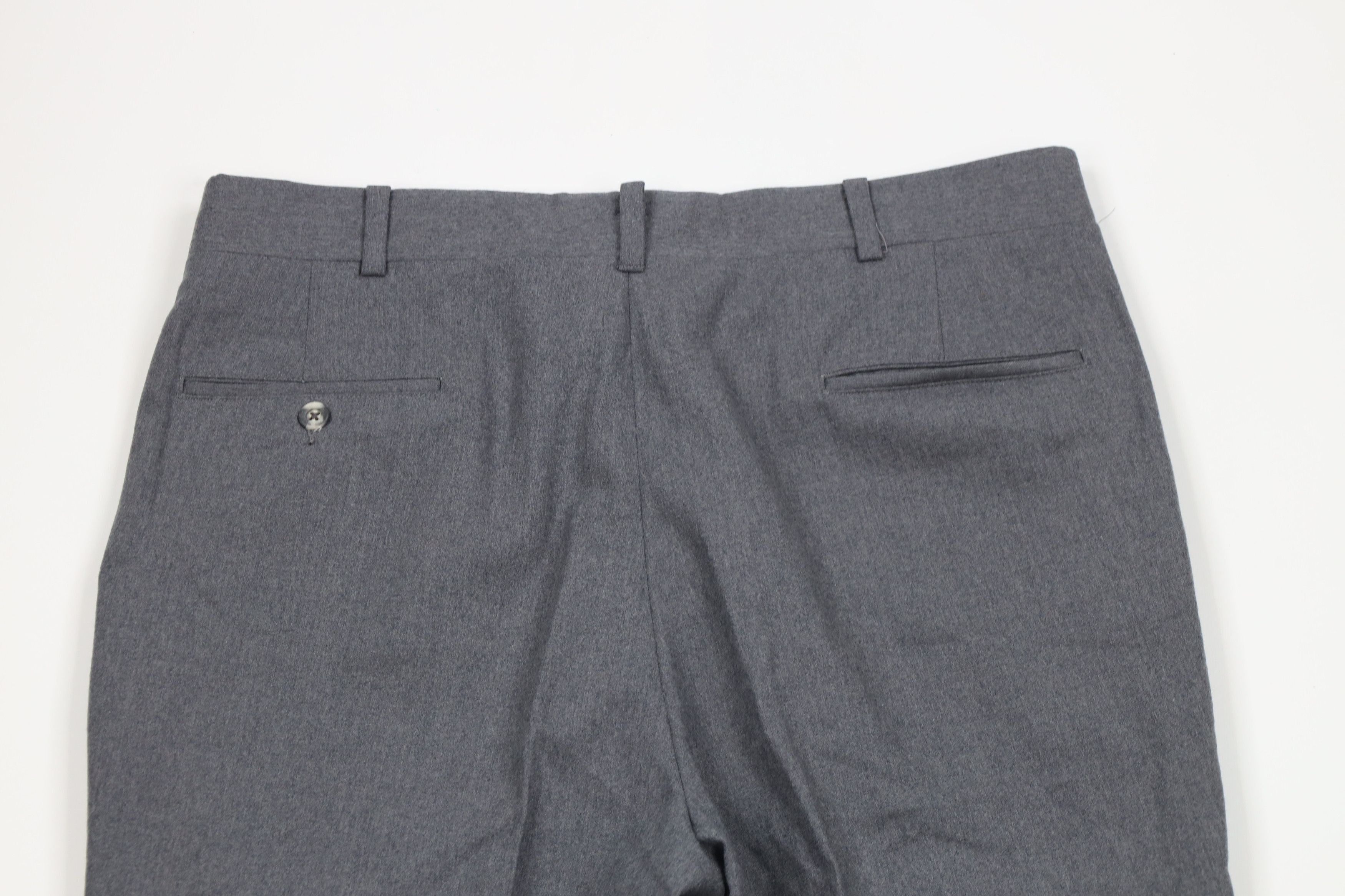 Vintage Vintage 60s 70s Streetwear Wool Bell Bottoms Pants Gray USA Size US 34 / EU 50 - 10 Thumbnail