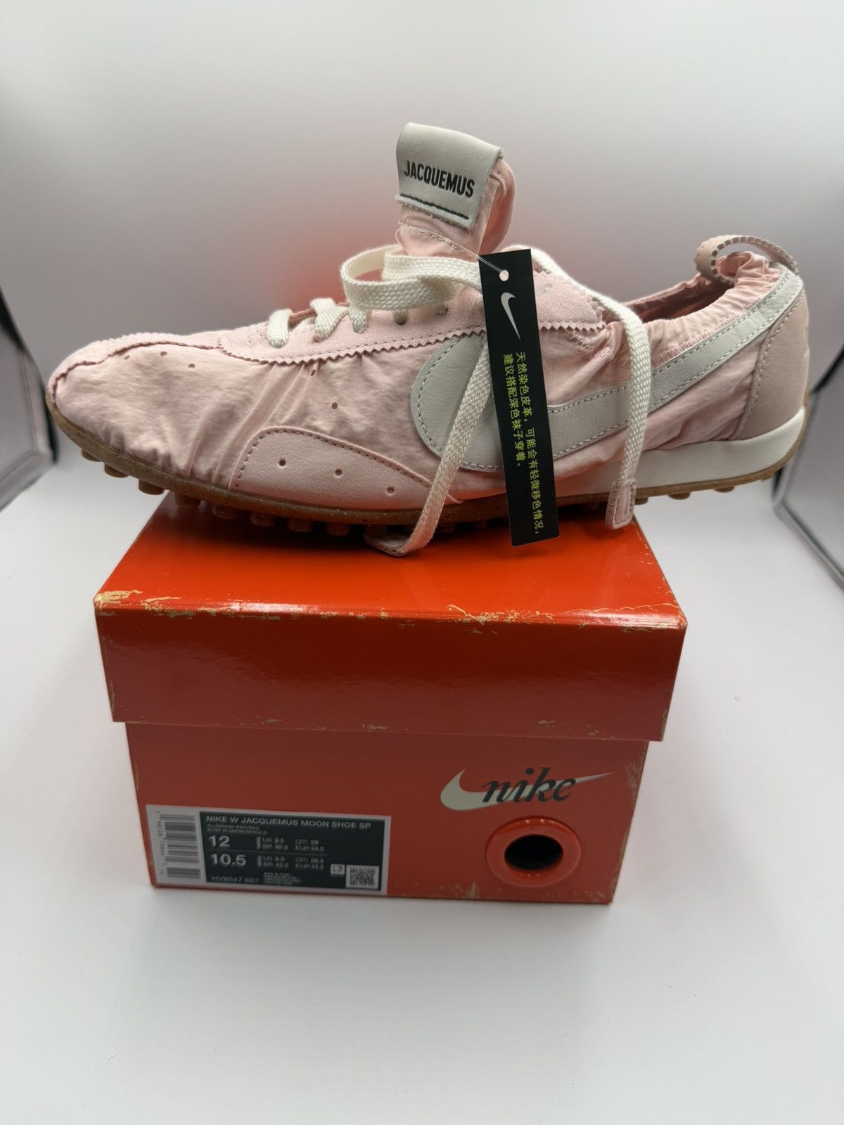 Jacquemus × Nike Jacquemus Nike Moon Shoe Sneakers in Pink Size US 10.5 / EU 43-44 - 1 Thumbnail