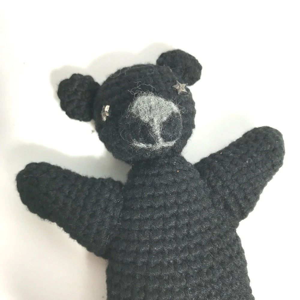 Chrome Hearts CHROME HEARTS Mini Teddy Bear Doll Black One Size Size ONE SIZE - 2 Thumbnail