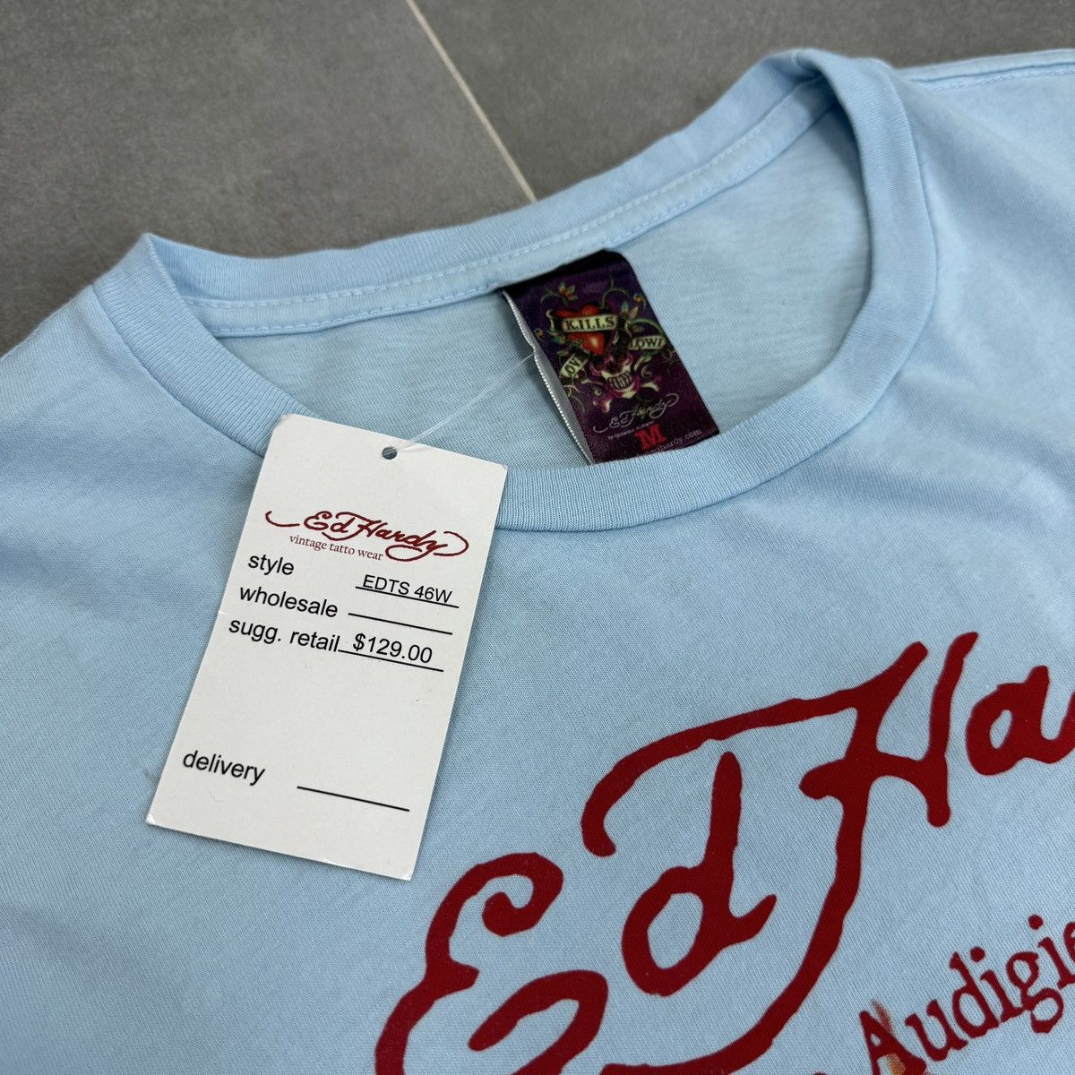 Ed Hardy Ed Hardy by Christian Audigier Tattoo Joker Y2K Men T-Shirt Size US M / EU 48-50 / 2 - 9 Thumbnail