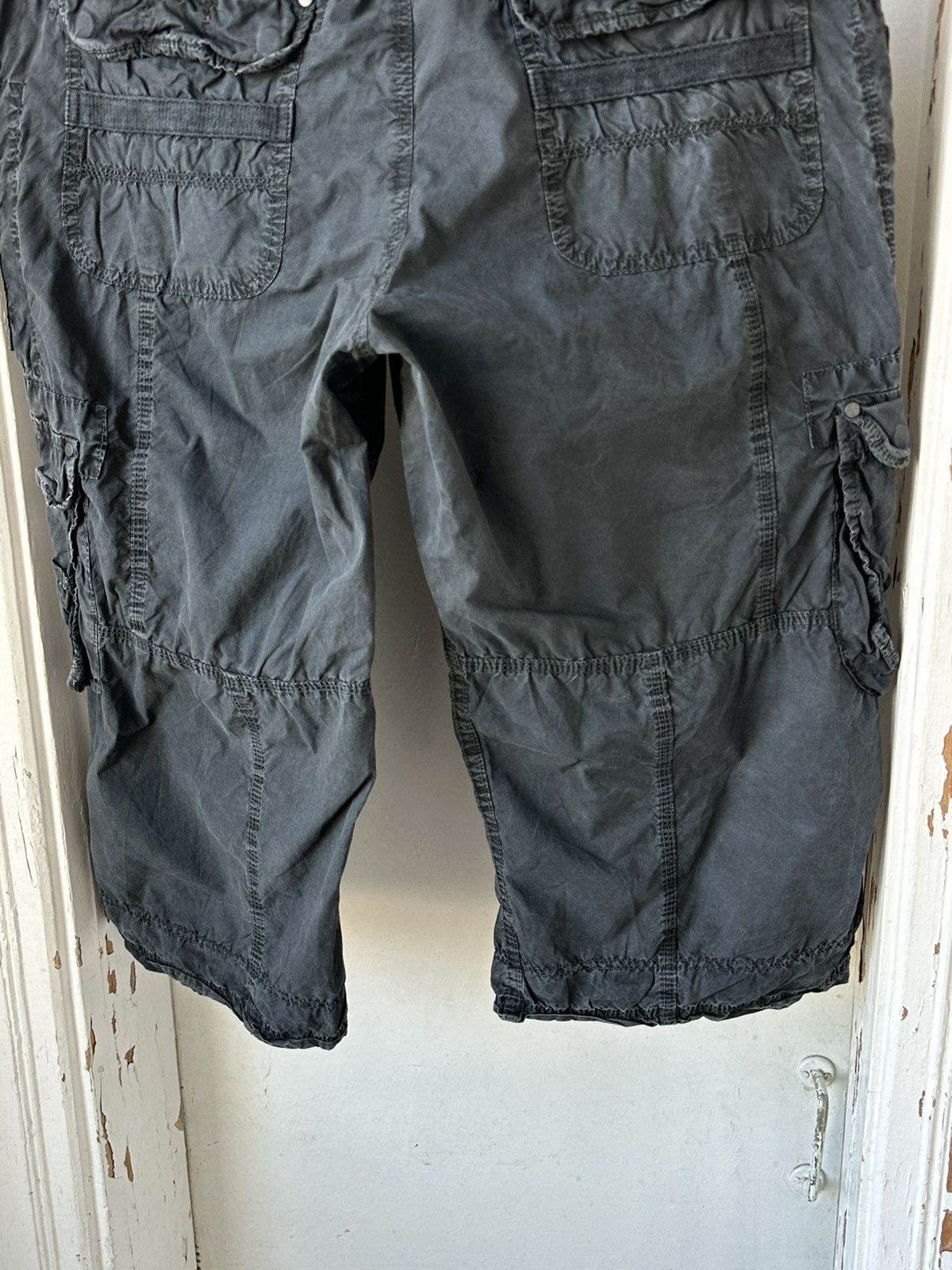 If Six Was Nine × Le Grande Bleu (L.G.B.) × Vintage Y2K Vintage Cargo Washed Zip Breeches Size US 38 / EU 54 - 8 Thumbnail