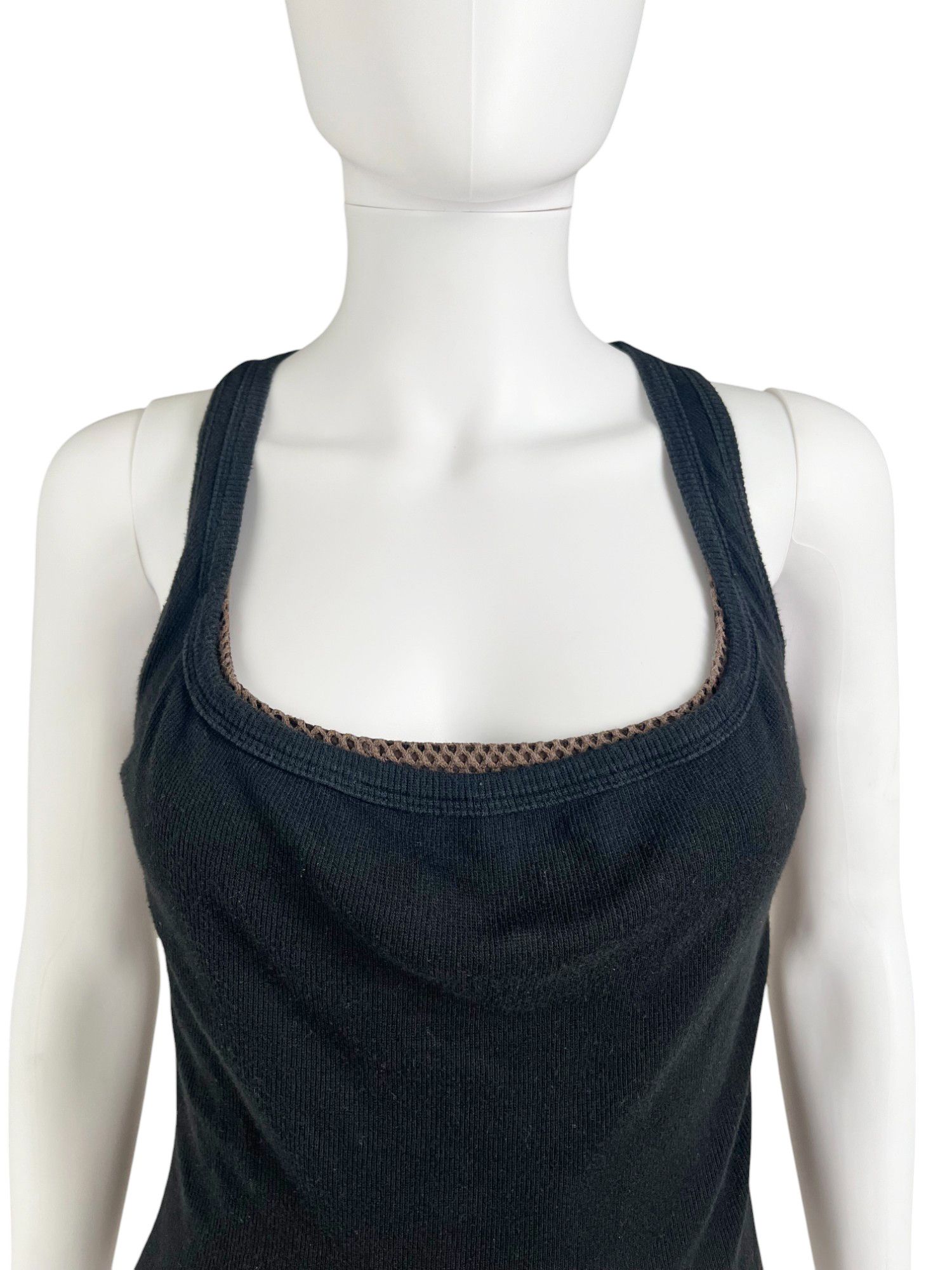 Dirk Bikkembergs S/S 2004 Double Layered Honeycomb Black Top Size L / US 10 / IT 46 - 5 Thumbnail