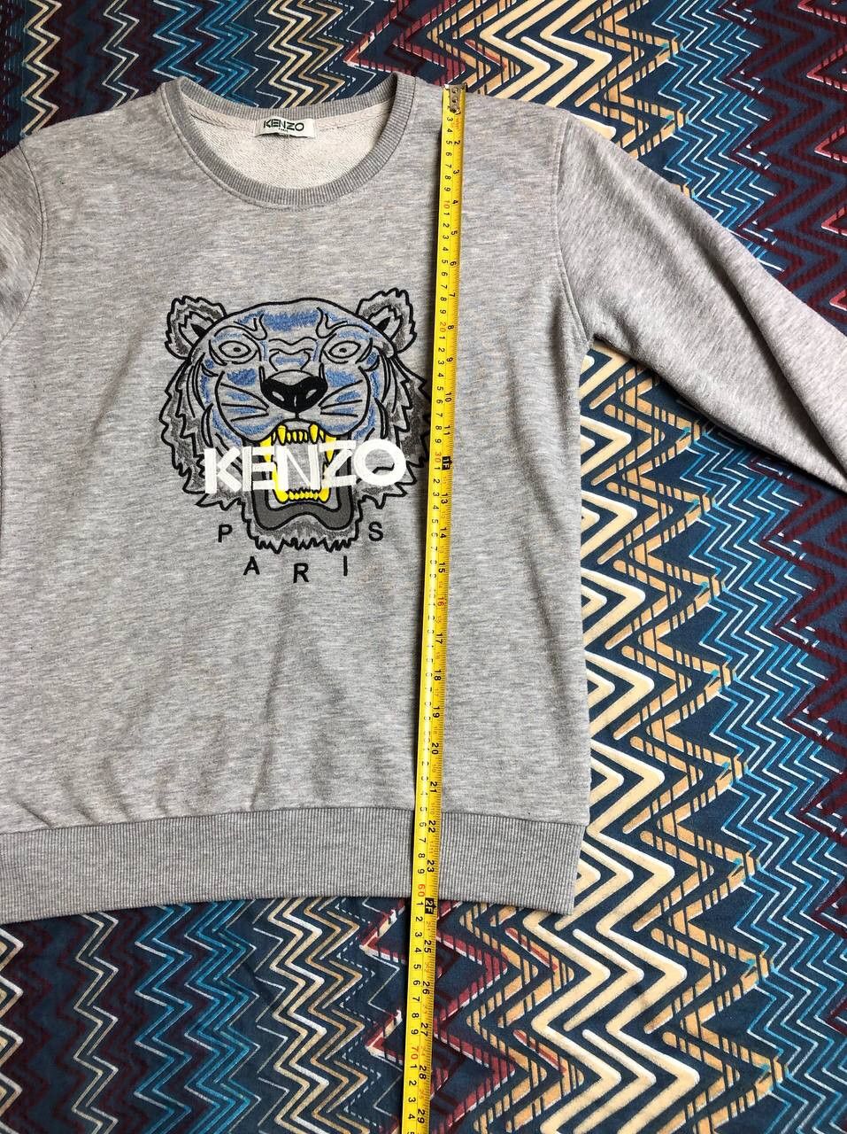 Kenzo Crazy Vintage Y2K Affliction Style Tribal Zip Up Hoodie Size US XS / EU 42 / 0 - 11 Thumbnail