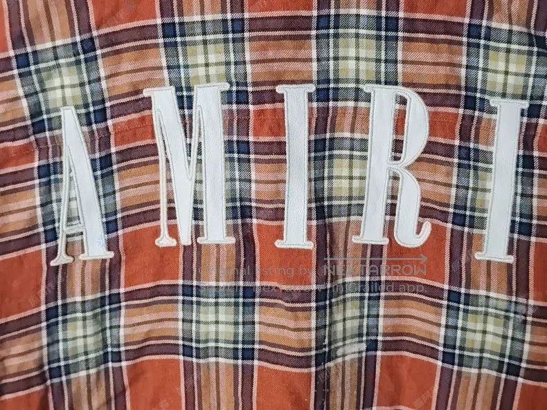 Amiri Amiri Orange Plaid Shirt Size US M / EU 48-50 / 2 - 4 Thumbnail