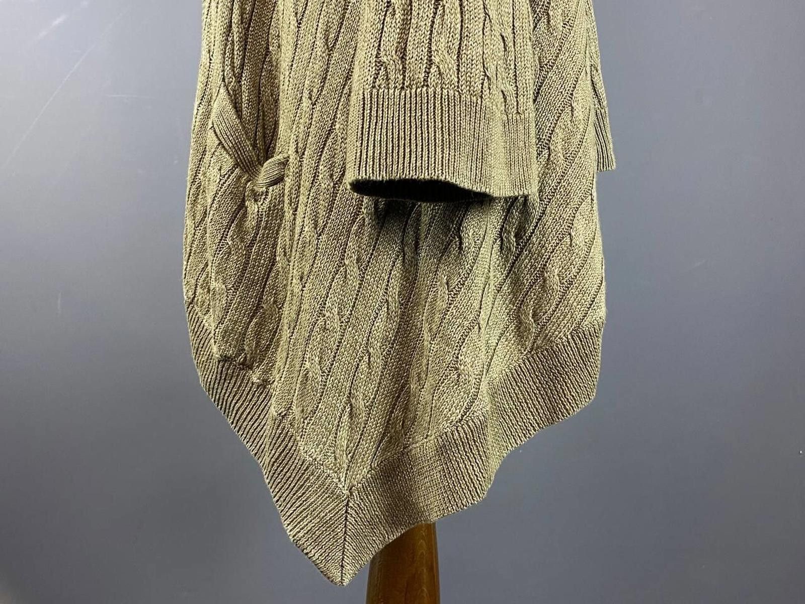 Lauren Ralph Lauren Ralph Lauren Khaki Linen Cable Knit Cardigan Sweater Size M Size M / US 6-8 / IT 42-44 - 5 Thumbnail