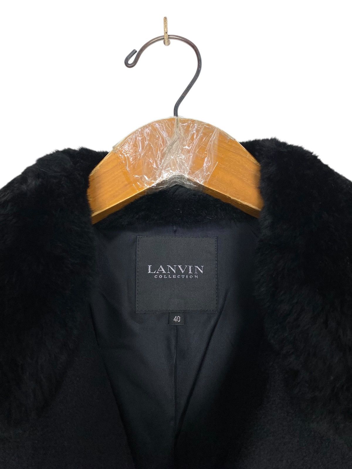 Lanvin Rare‼️ Lanvin Collection Fur Double Collar Coat Made Japan Size M / US 6-8 / IT 42-44 - 6 Thumbnail