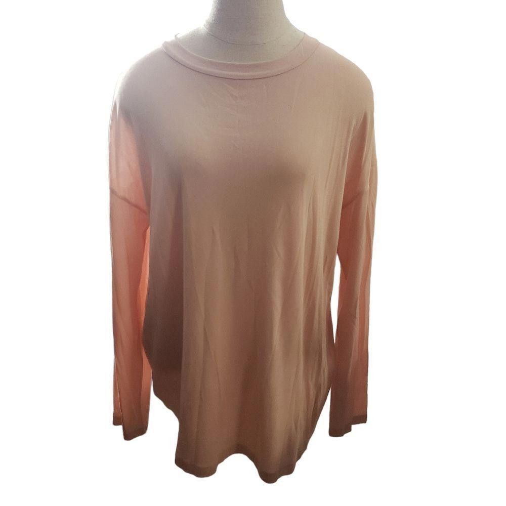 Eileen Fisher CT1117a Eileen Fisher Medium Salmon Blouse 100% Silk Size M / US 6-8 / IT 42-44 - 1 Thumbnail