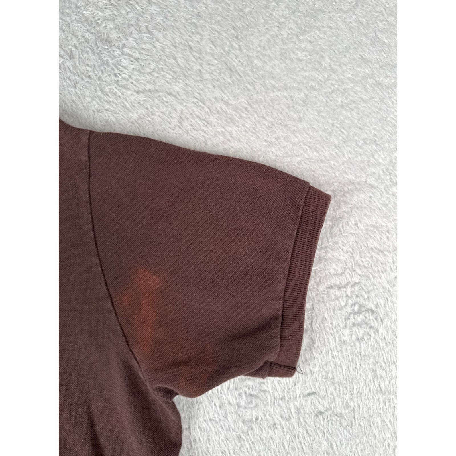 Lacoste Lacoste Shirt Men 7 Brown Short Sleeve Slim 100% Cotton Jersey Classic Designer Mens Size US M / EU 48-50 / 2 - 2 Thumbnail