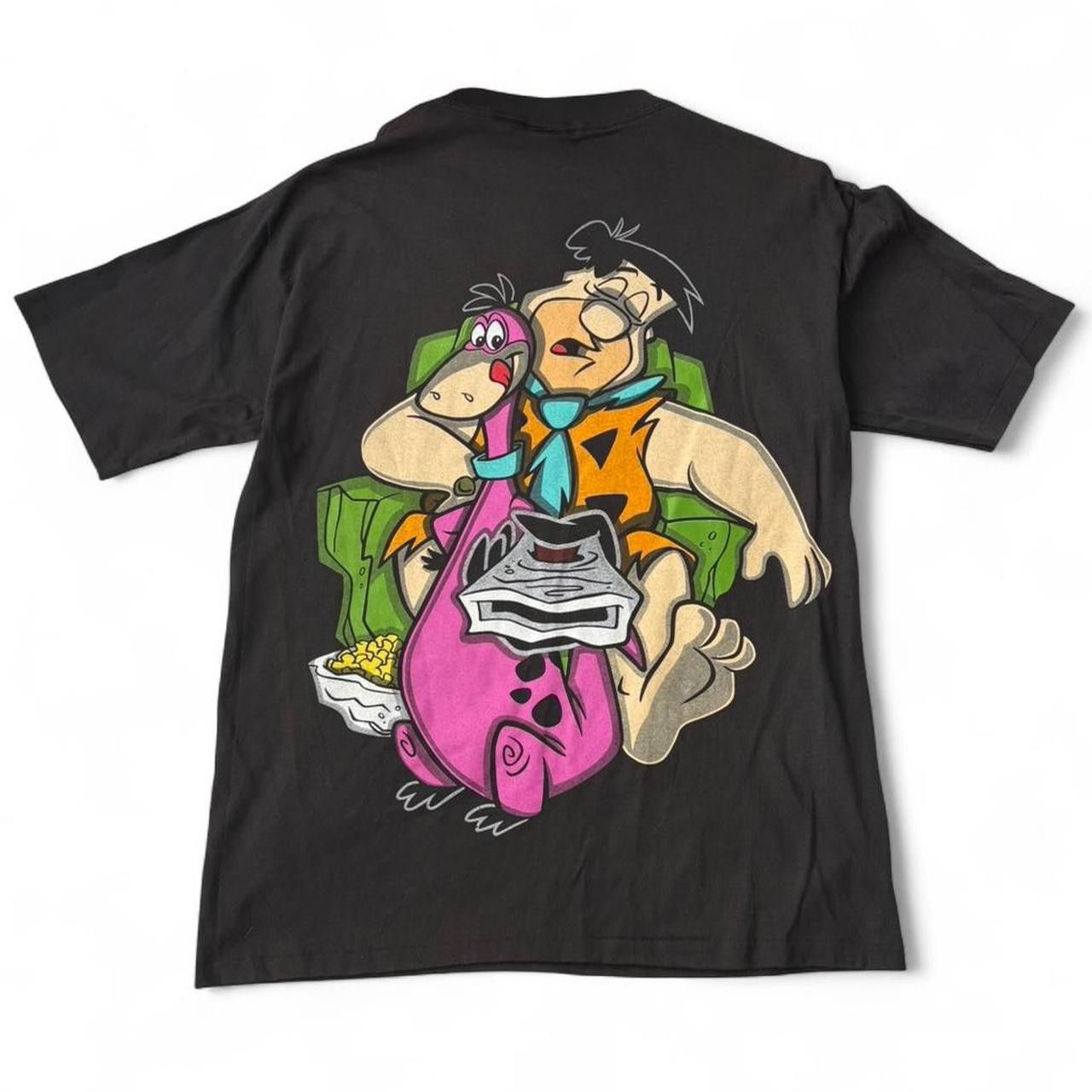 Changes Vintage 1993 The Flintstones Graphic tee. Single stitch. Size US L / EU 52-54 / 3 - 5 Thumbnail