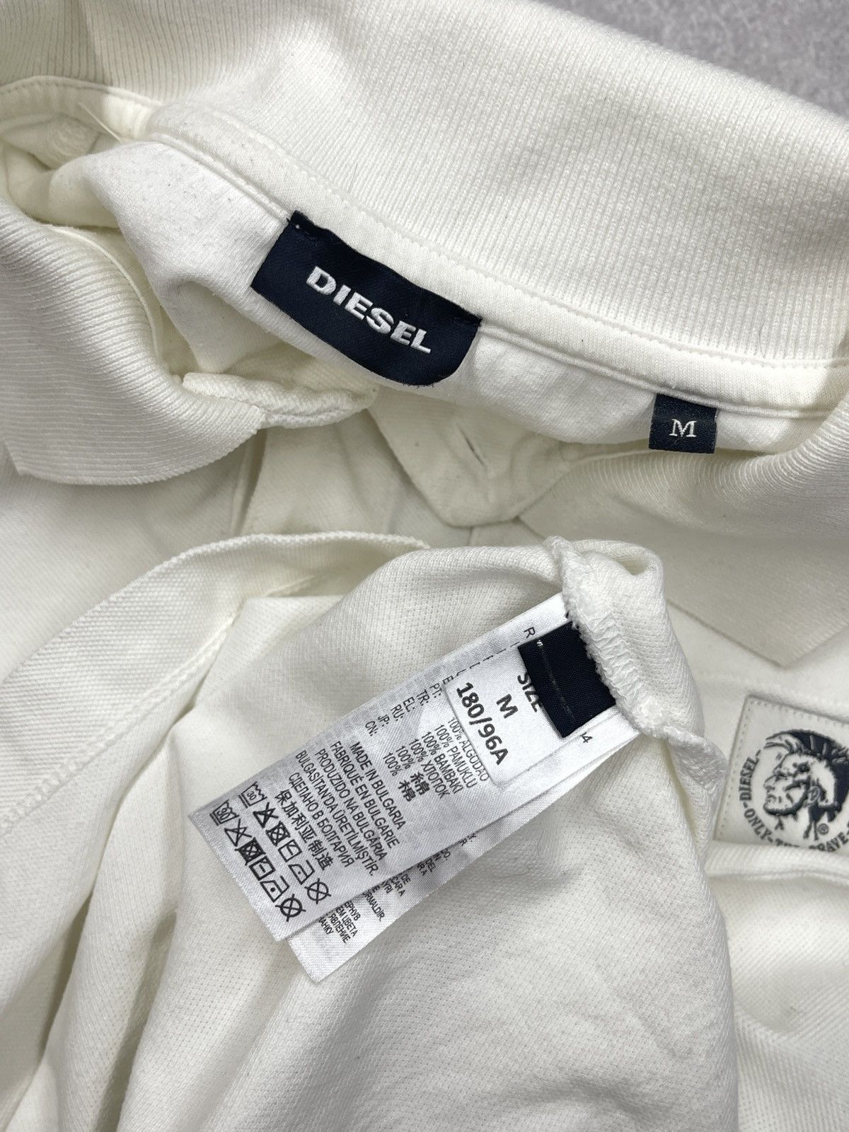 Diesel Mens Diesel White Polo Small Logo Skull Y2K Size M Size US M / EU 48-50 / 2 - 6 Thumbnail