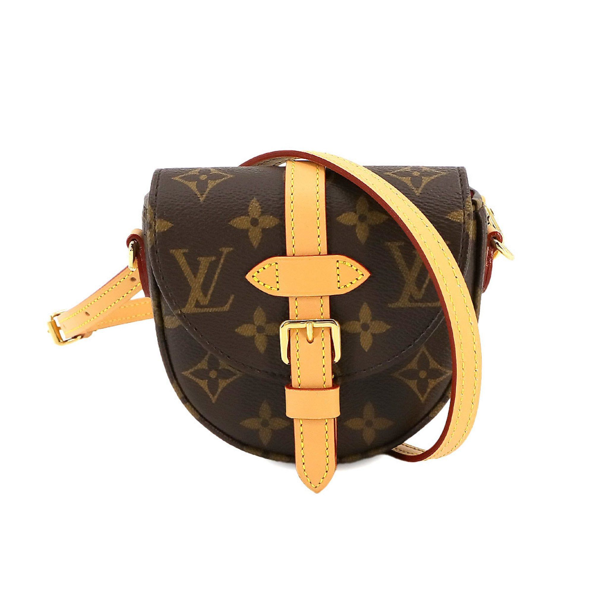 image of Louis Vuitton Monogram Micro Chantilly Shoulder Bag Brown M46643 Rfid, Women's