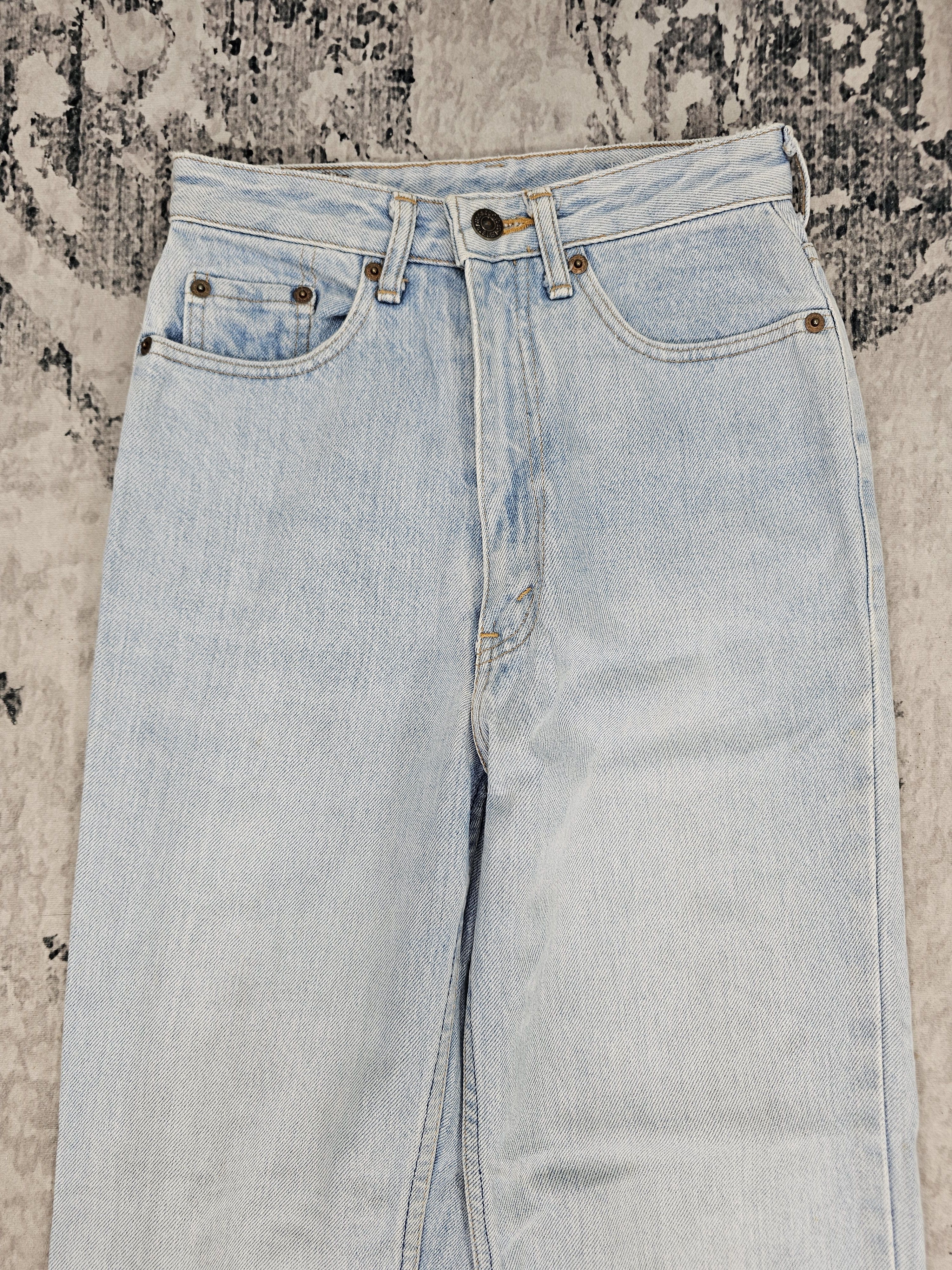 Levi's Vintage Clothing Vtg LEVIS W515 Sun Faded Light Blue High Rise Jeans L0548 Size 25" / US 0 / IT 36 - 6 Thumbnail