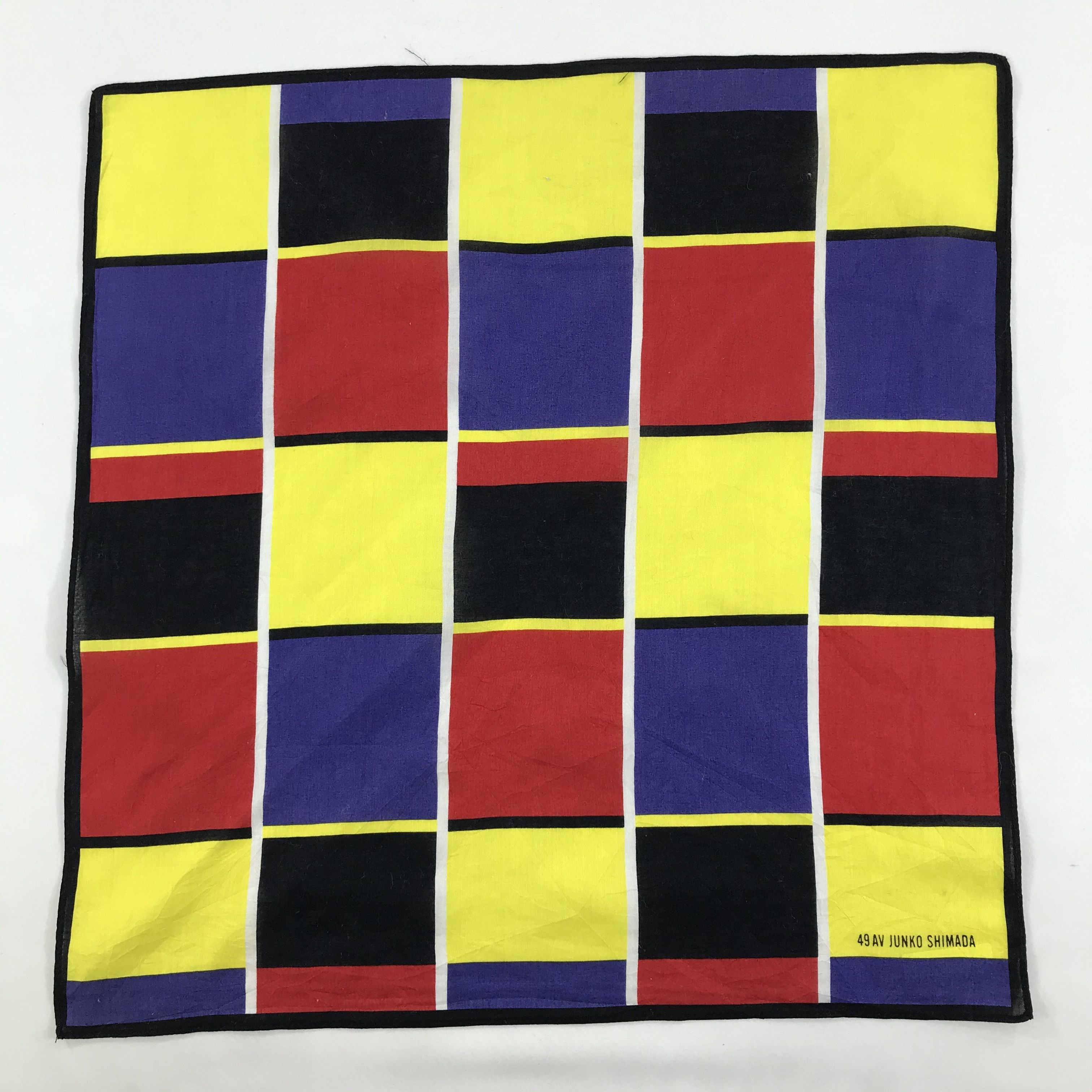 Junko Shimada × Vintage Junko Shimada Bandana / Handkerchief / Neckerchief - S1285 Size ONE SIZE - 1 Thumbnail