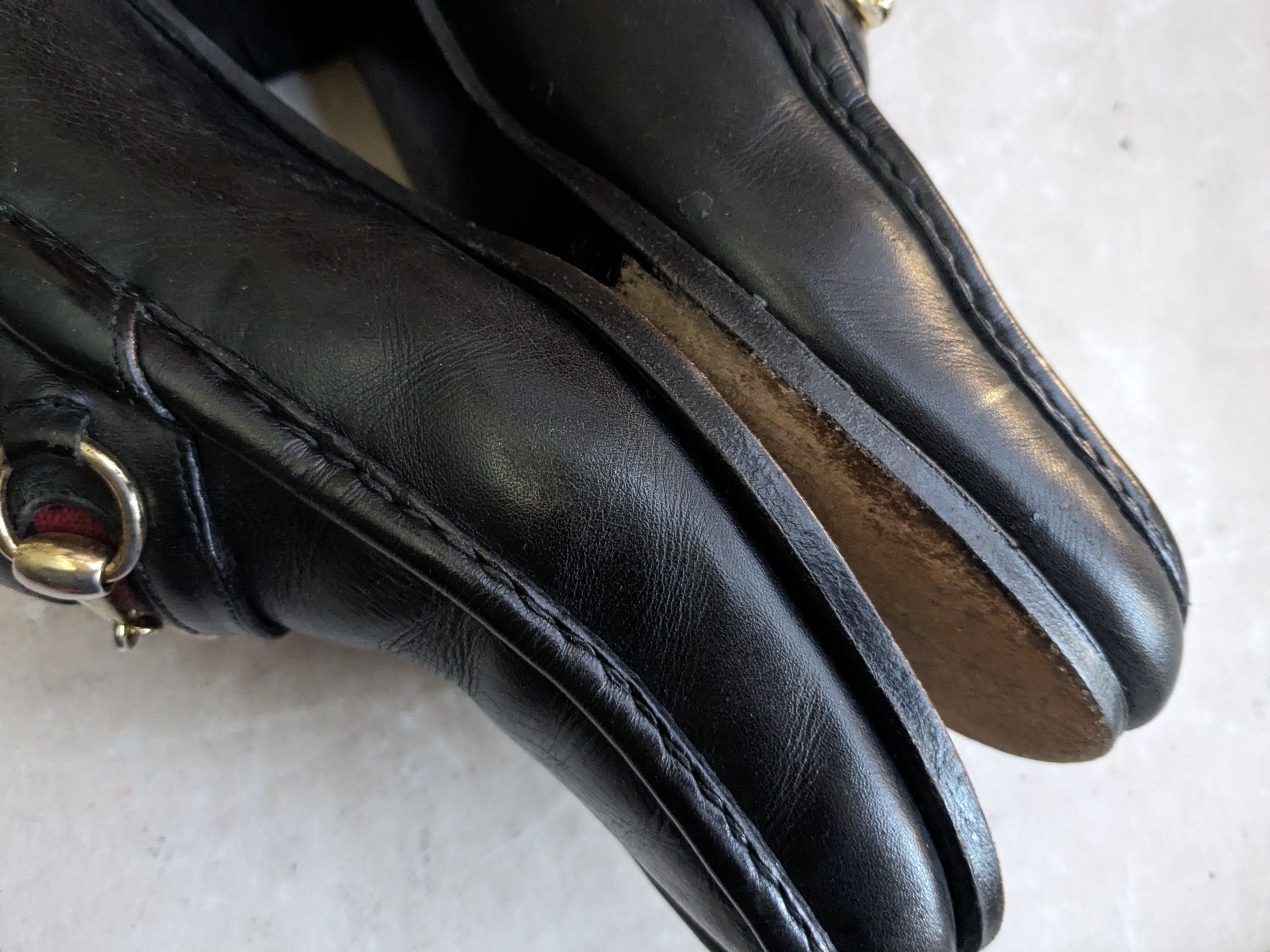 Gucci Gucci Horsebit Loafers Black Leather 11.5 Size US 11.5 / EU 44-45 - 11 Thumbnail