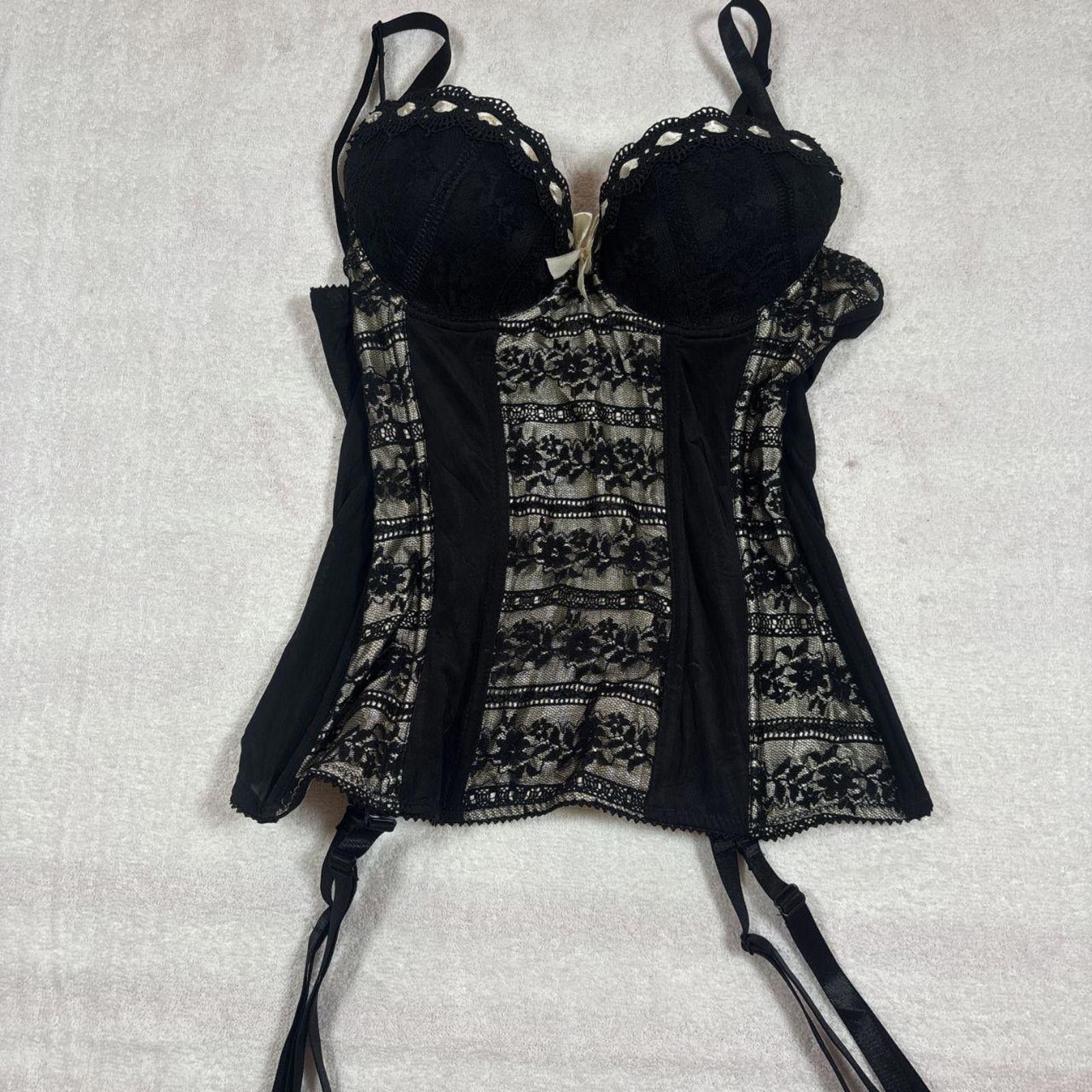 Other y2k vintage euro lace structured corset top Size ONE SIZE - 1 Thumbnail