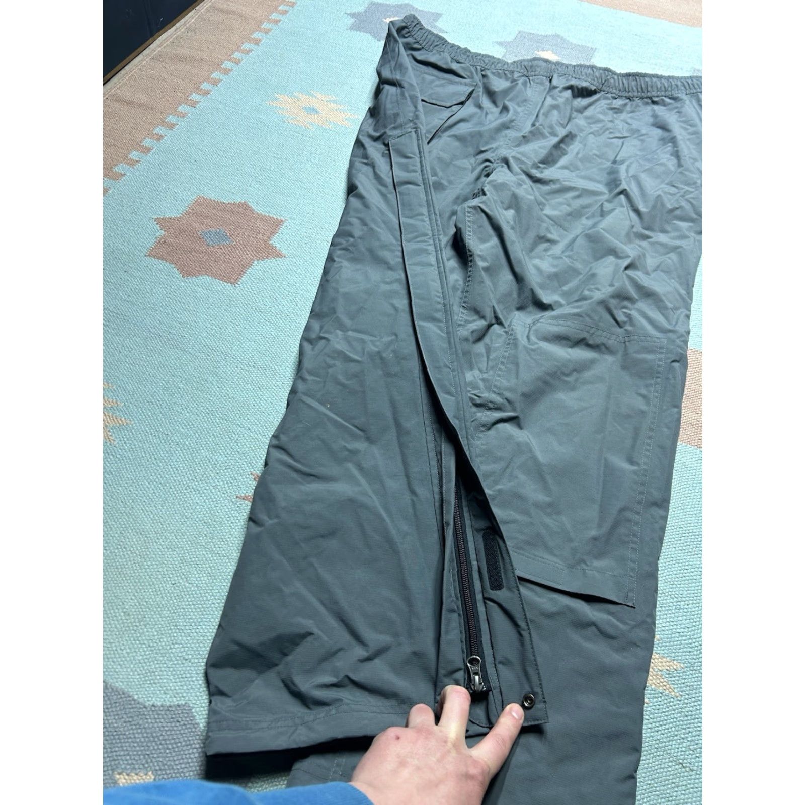 CO VINTAGE? No Rainer Waterproof Rain Pants Duluth Trading Co Men XL Rain Pants Gray Nylon NWT Size US 36 / EU 52 - 3 Thumbnail