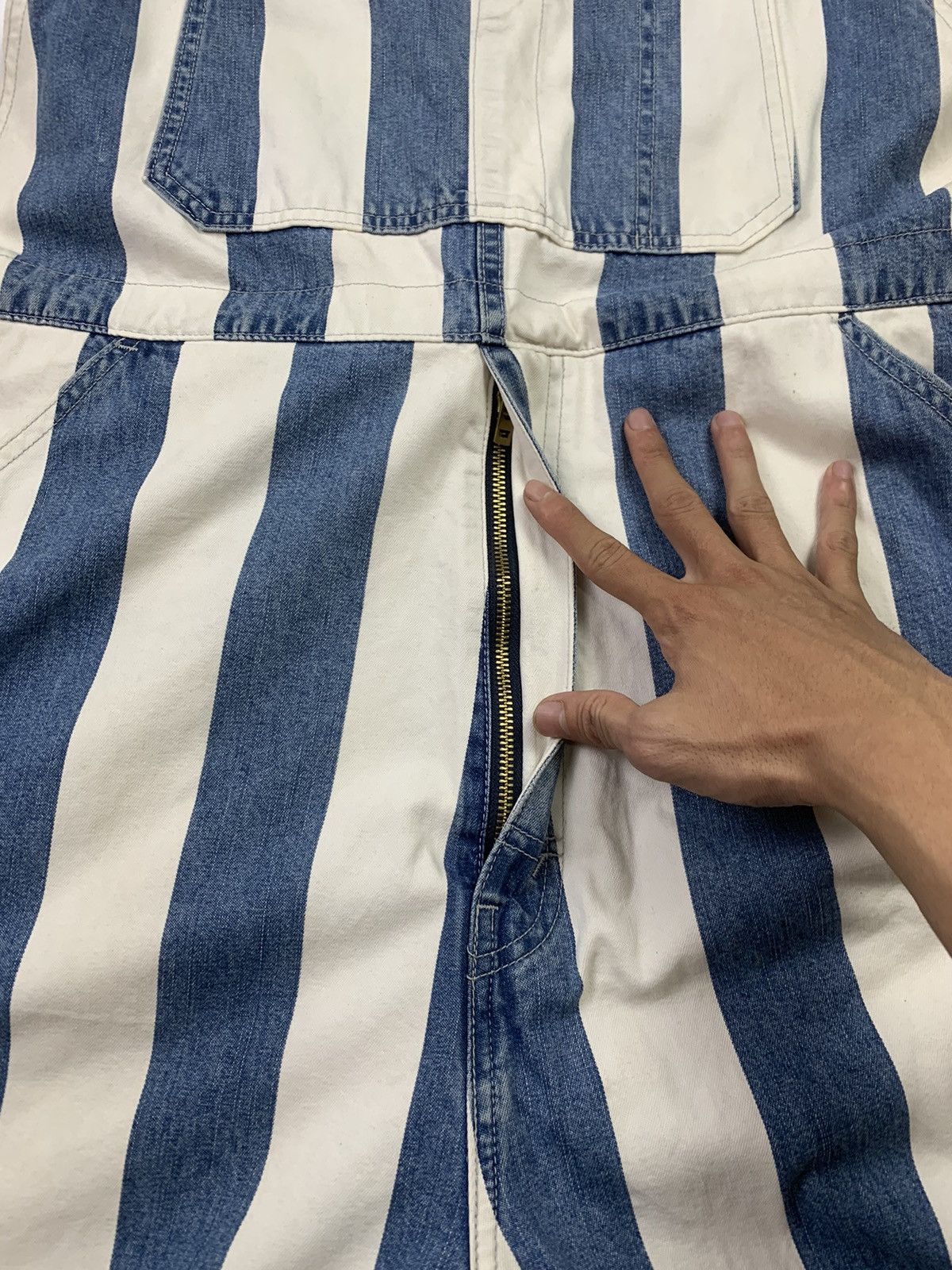 Levi's × Levi's Vintage Clothing × Vintage Overall Levis silvertab striped size XL Size US 40 / EU 56 - 9 Thumbnail