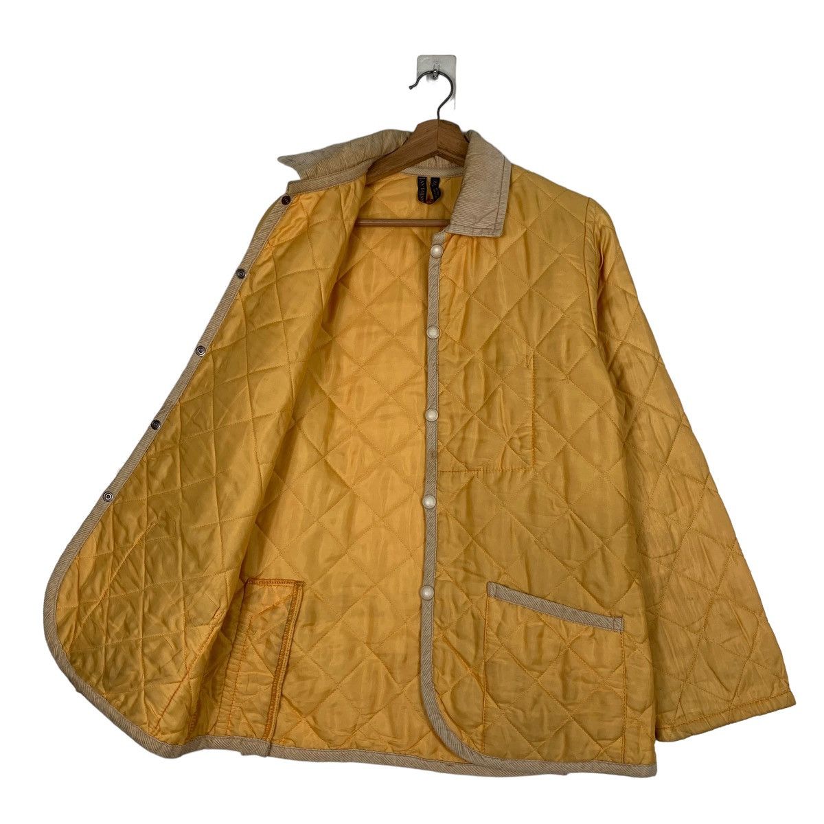Lavenham Lavenham Made in England Yellow Quilted Jacket #0431-C20 Size US S / EU 44-46 / 1 - 9 Thumbnail